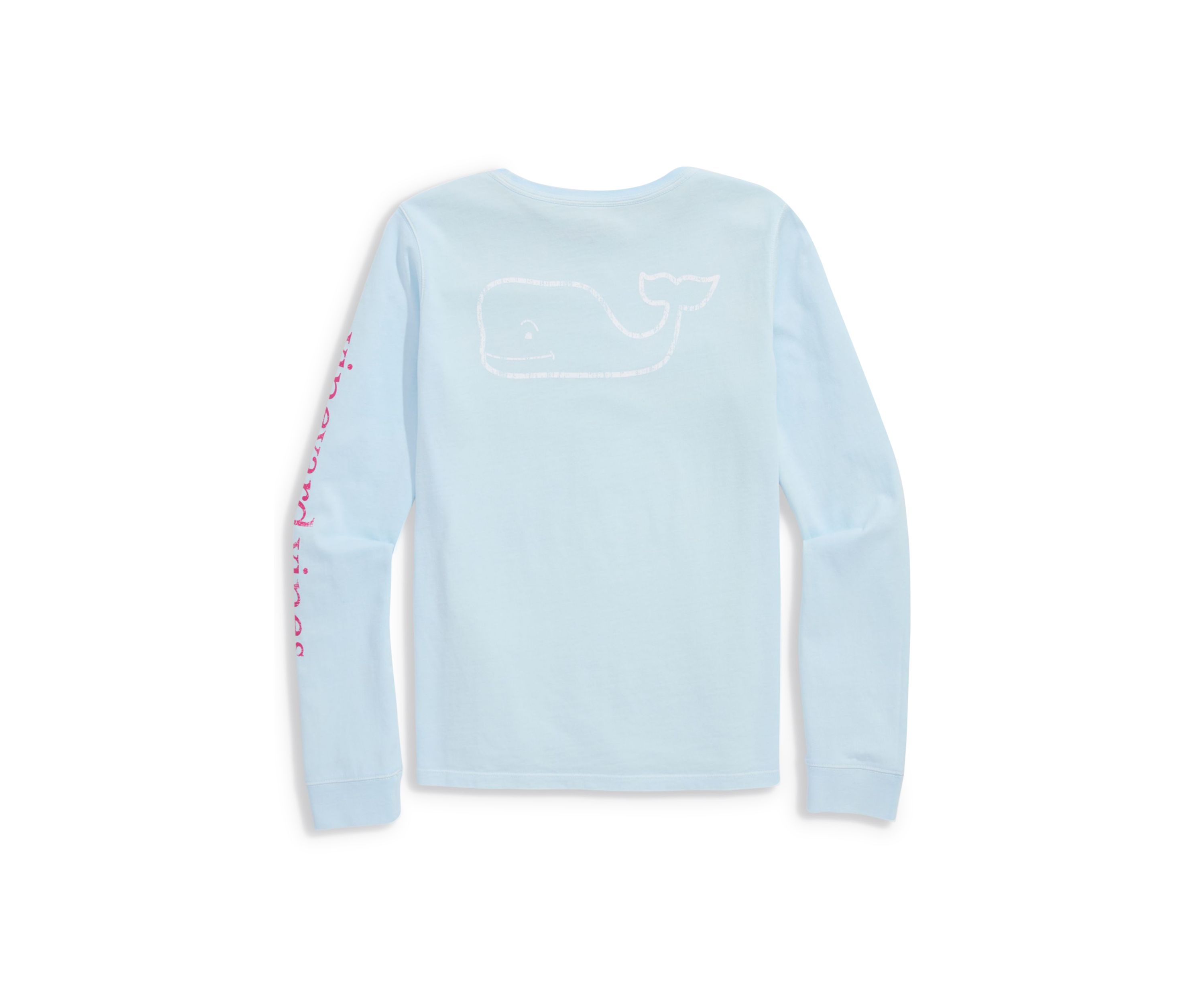 Girls 7-16 Long Sleeve Vintage Whale Logo Graphic T-Shirt 