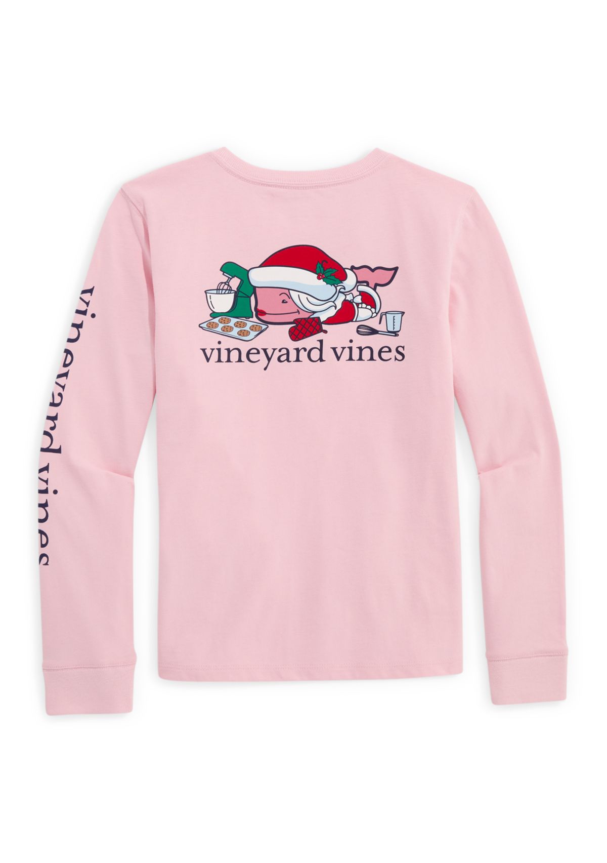 Girls 7-16 Mrs. Claus Character Whale Long-Sleeve Graphic T-Shirt