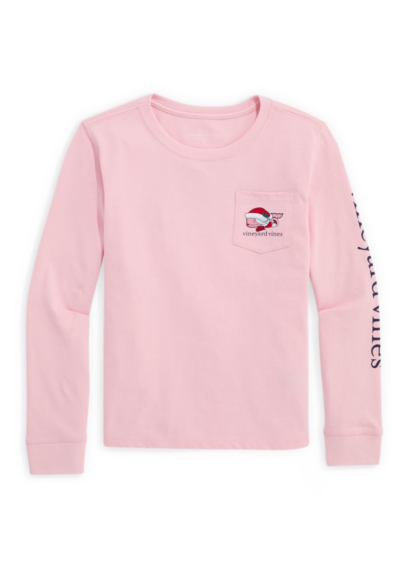 Girls 7-16 Mrs. Claus Character Whale Long-Sleeve Graphic T-Shirt