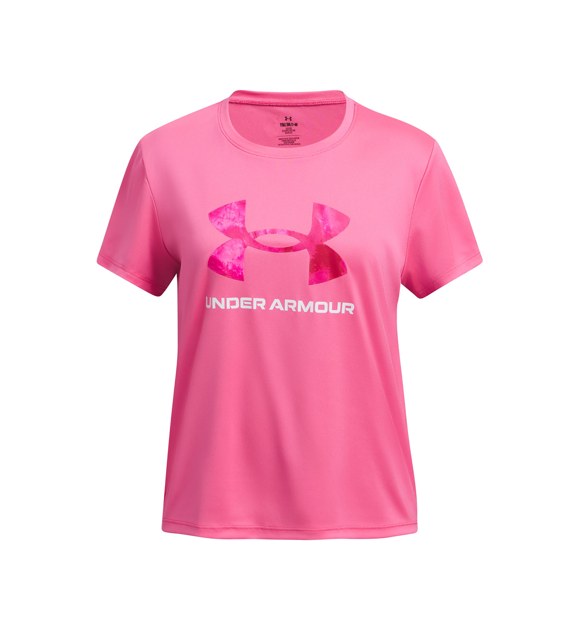 Girls 7-16 UA Tech™ Big Logo Print Short Sleeve T-Shirt
