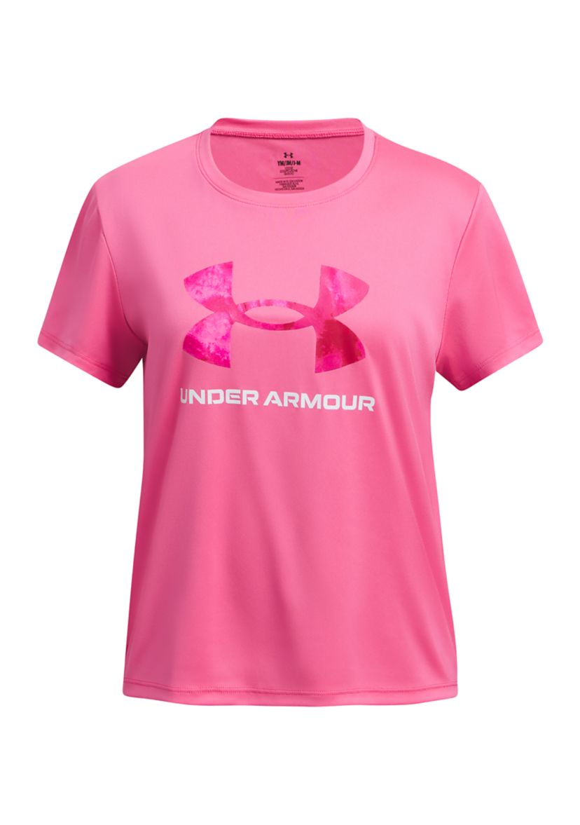 Girls 7-16 UA Tech™ Big Logo Print Short Sleeve T-Shirt
