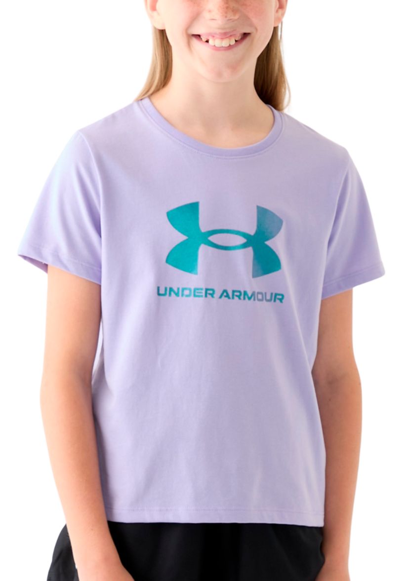 Girls 7-16 Shimmer Short Sleeve Graphic T-Shirt