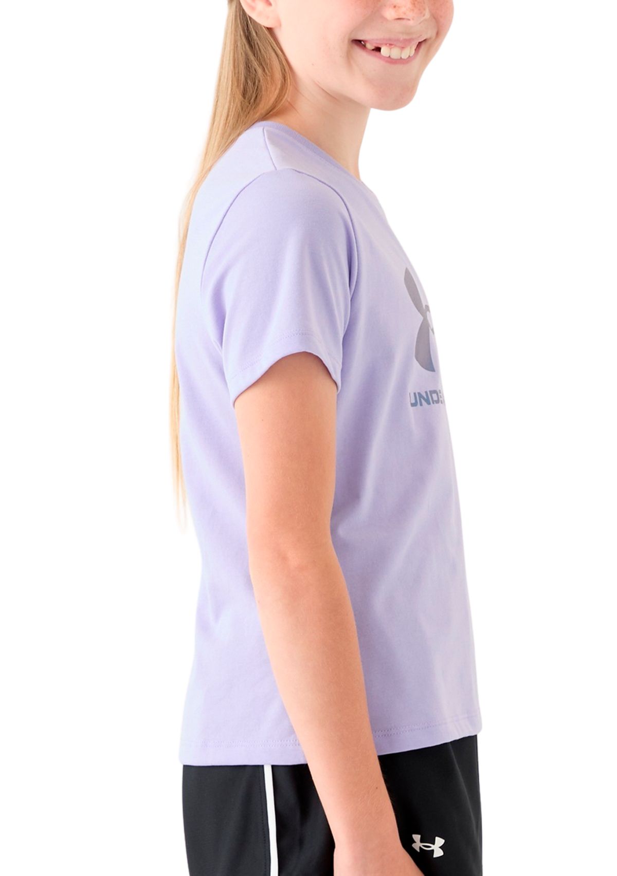 Girls 7-16 Shimmer Short Sleeve Graphic T-Shirt