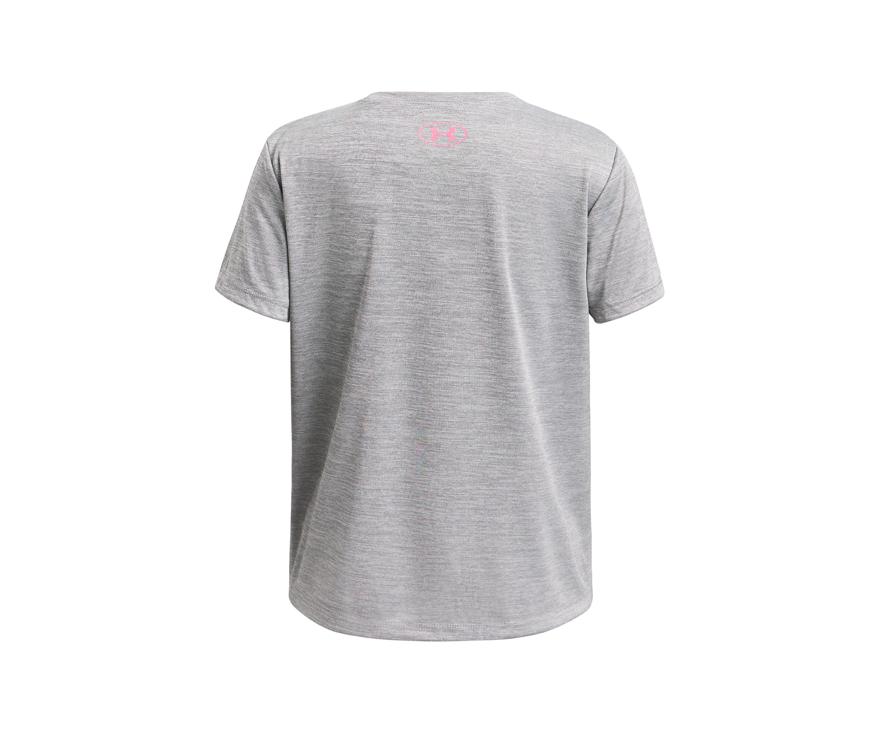 Girls 7-16 UA Tech™ Twist Wordmark Logo Short Sleeve T-Shirt