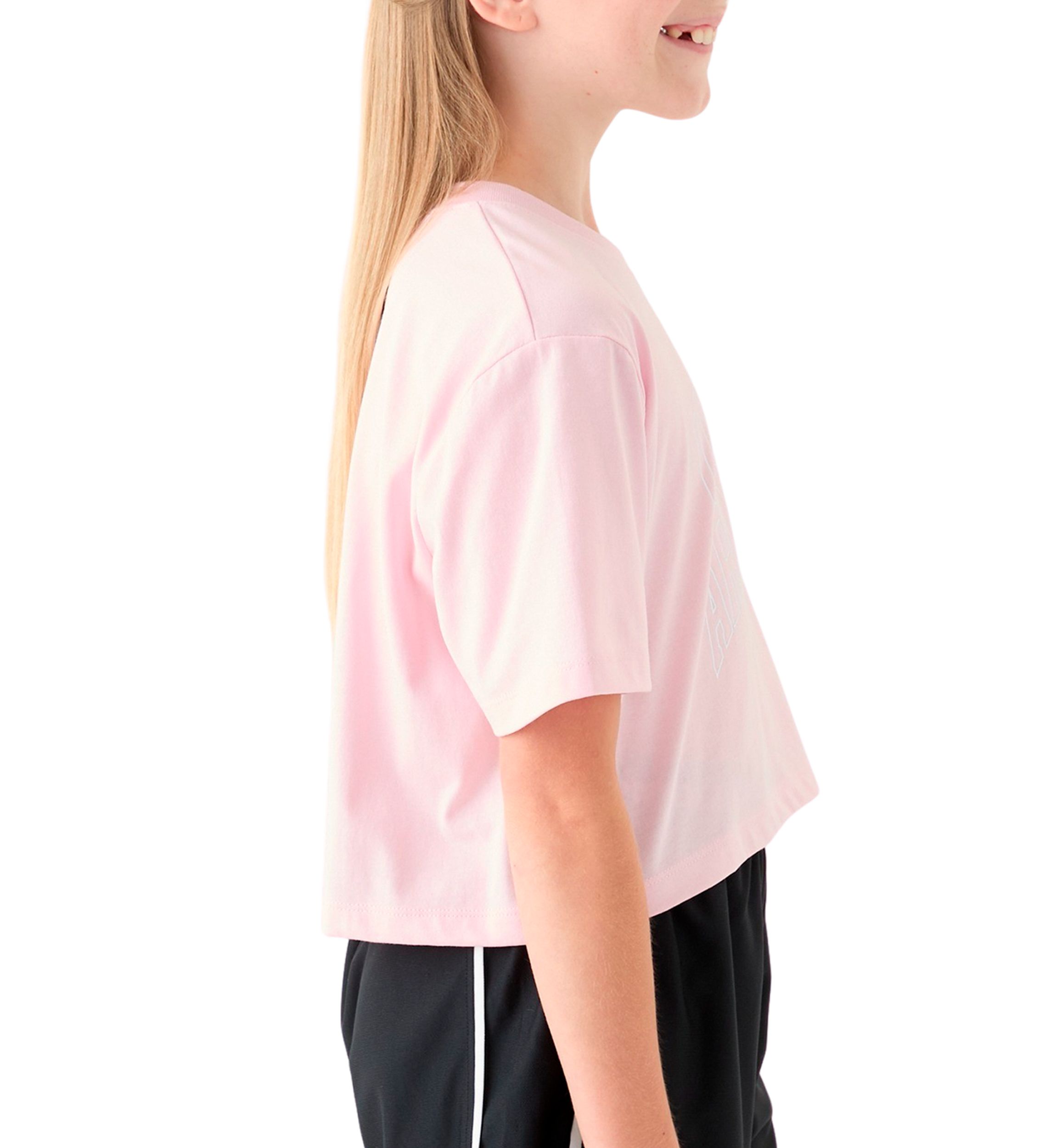 Girls 7-16 Varsity Crop Short Sleeve T-Shirt