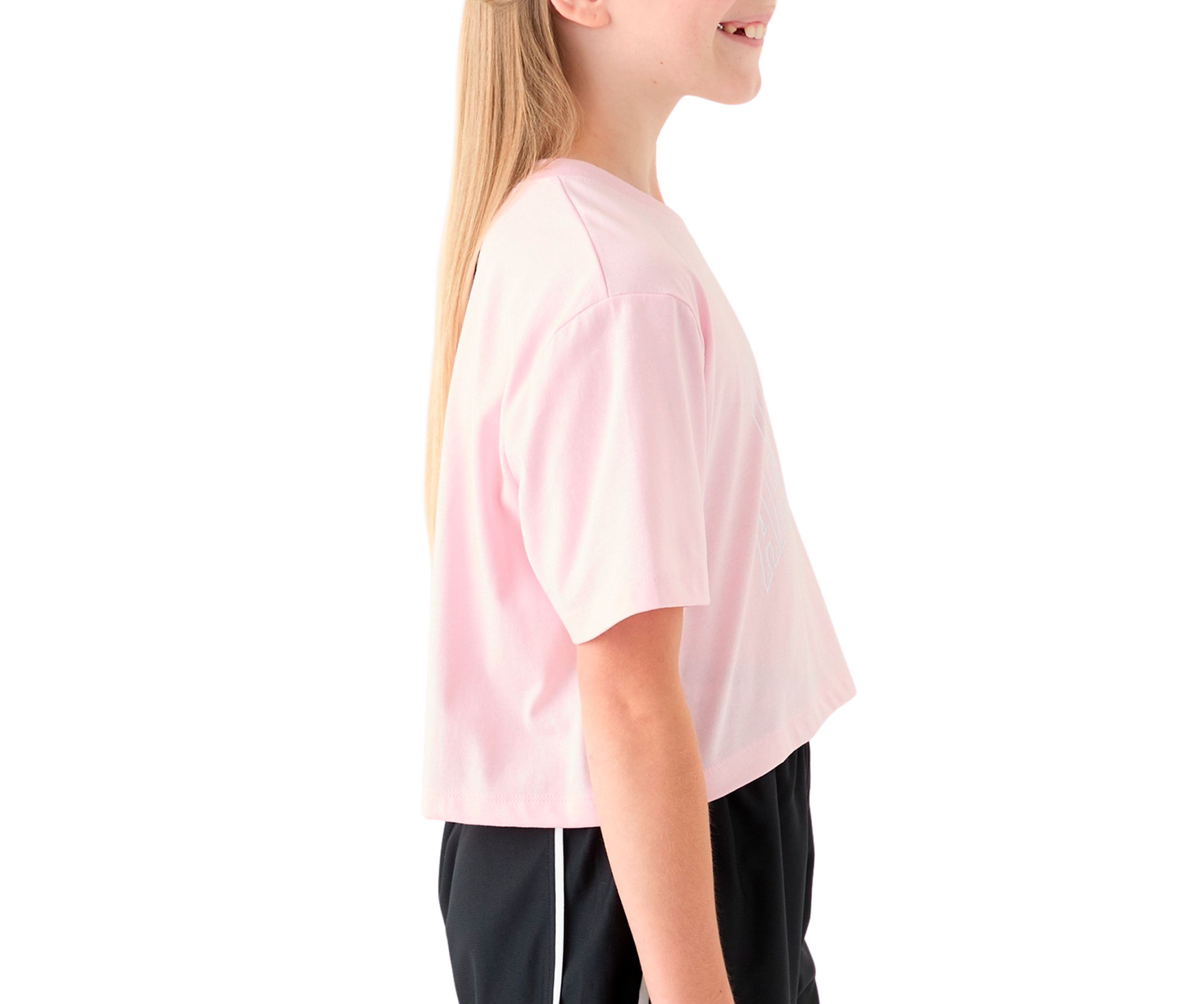 Girls 7-16 Varsity Crop Short Sleeve T-Shirt