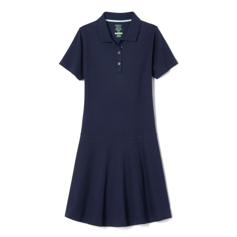 Girls XS-XL Adaptive Polo Dress