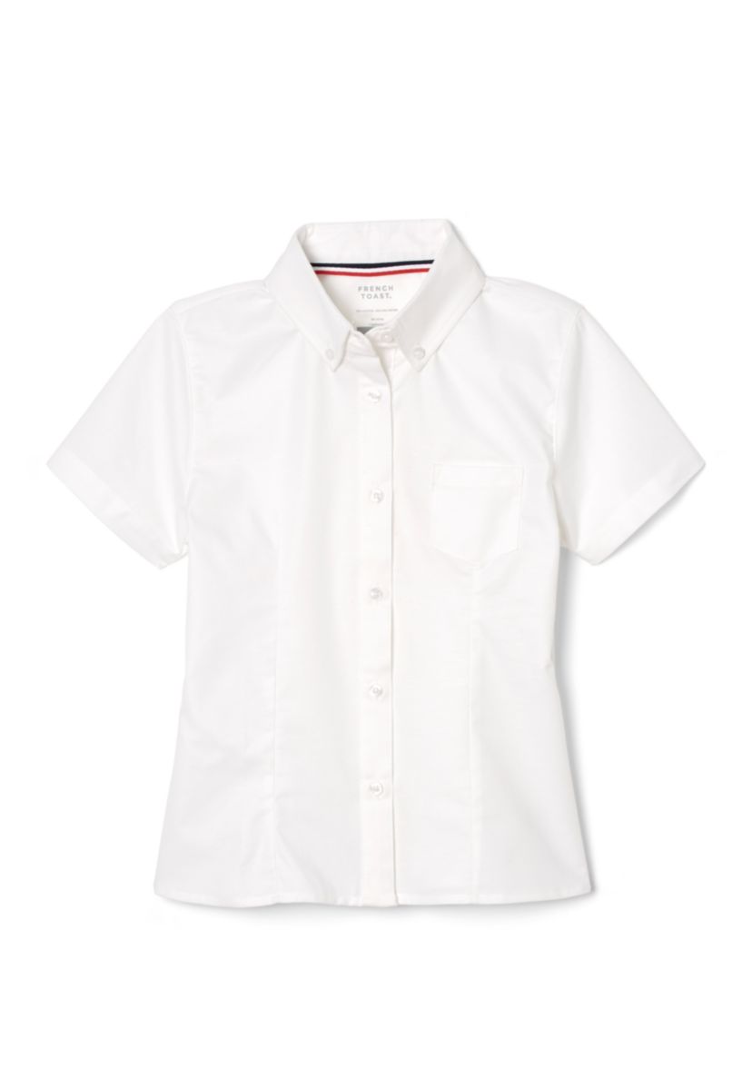 Girls  Short Sleeve Oxford Shirt