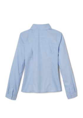 Girls Long Sleeve Oxford Shirt