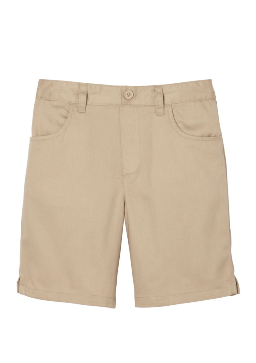 Girls 7-20 Pull On Twill Shorts