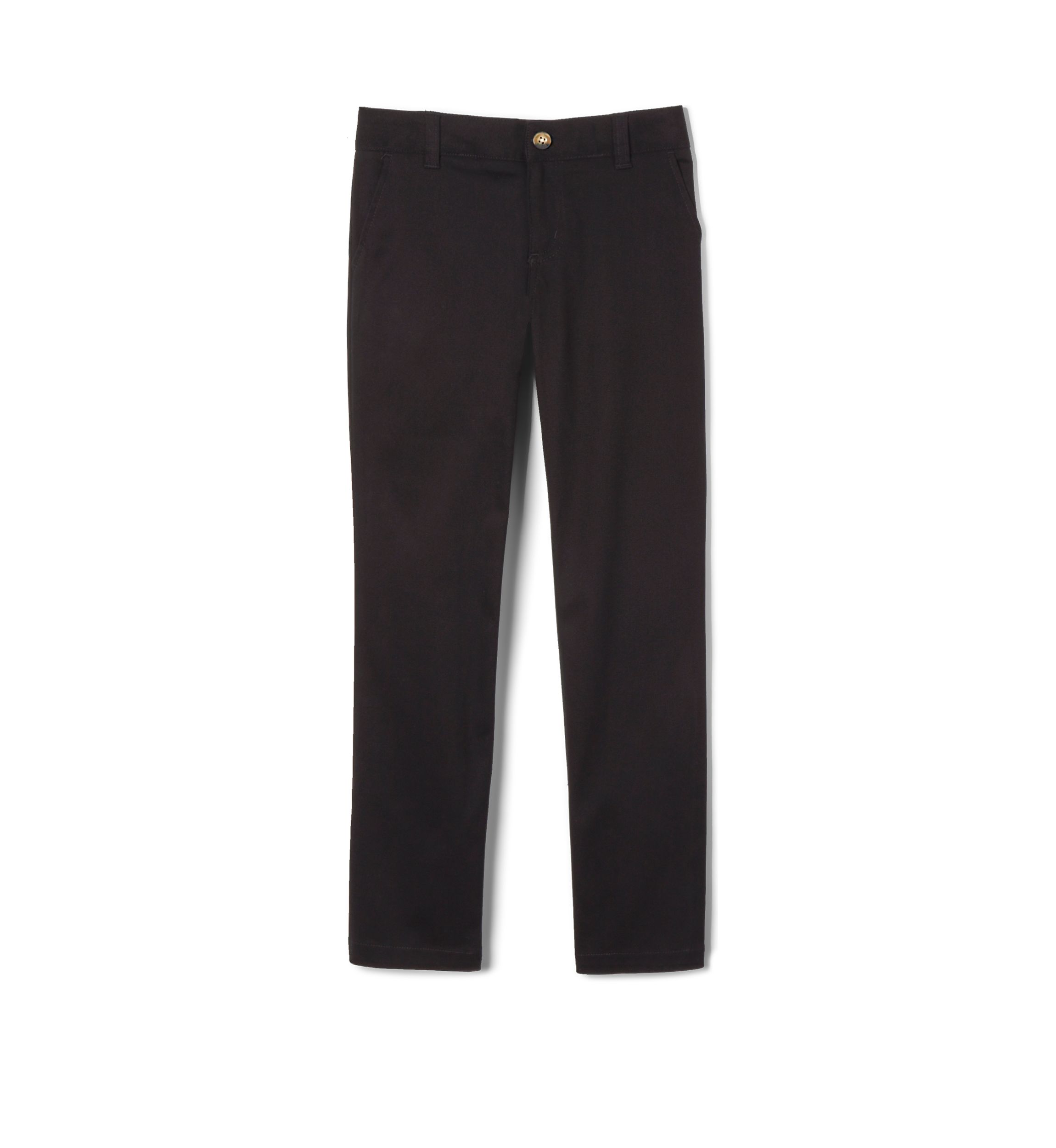 Girls 7-20 Adjustable Waist Stretch Twill Straight Leg Pants