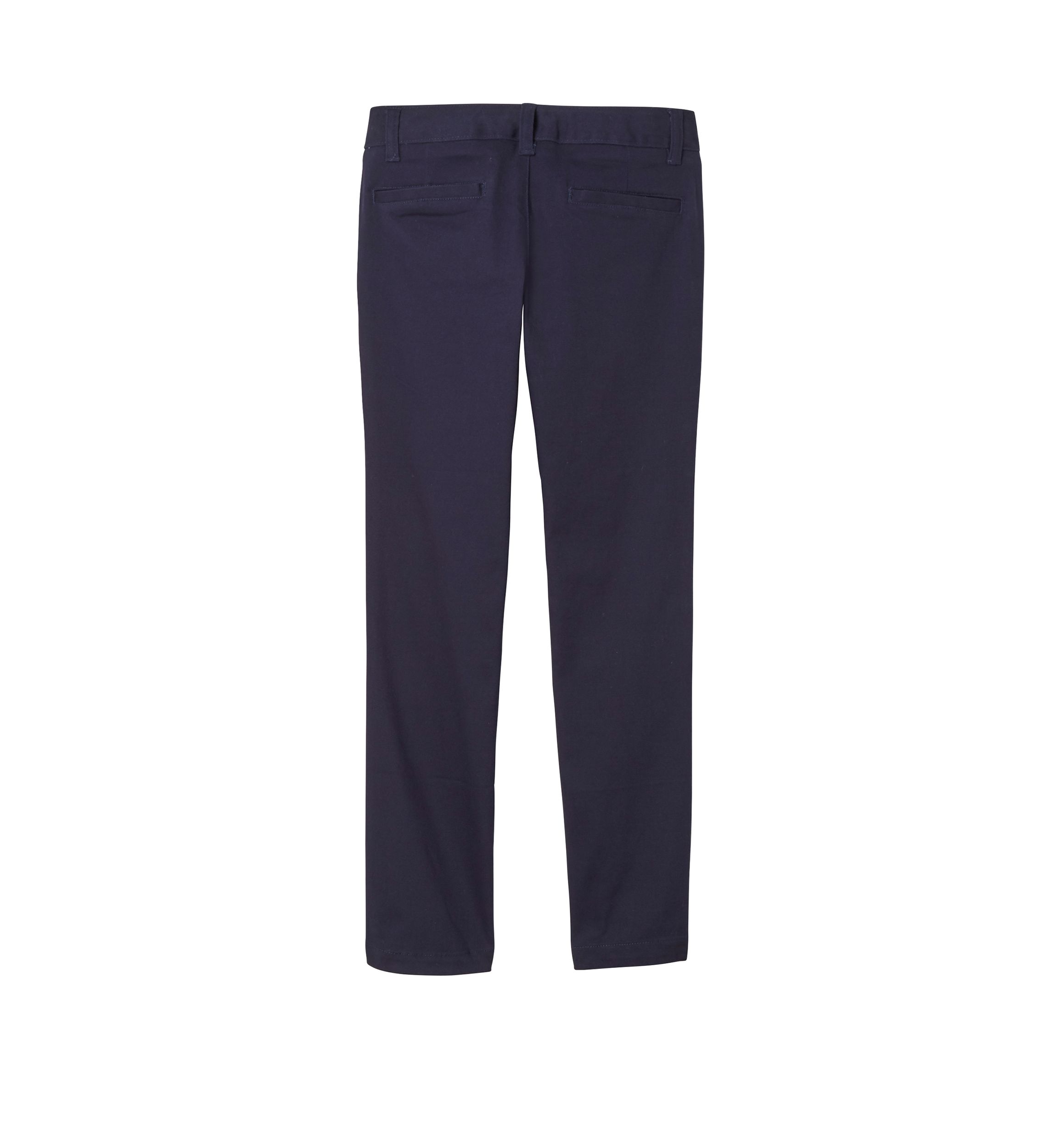 Girls 7-20 Adjustable Waist Stretch Twill Straight Leg Pants