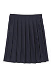 Girls 7-20 Adjustable Waist Mid Length Pleated Skirt