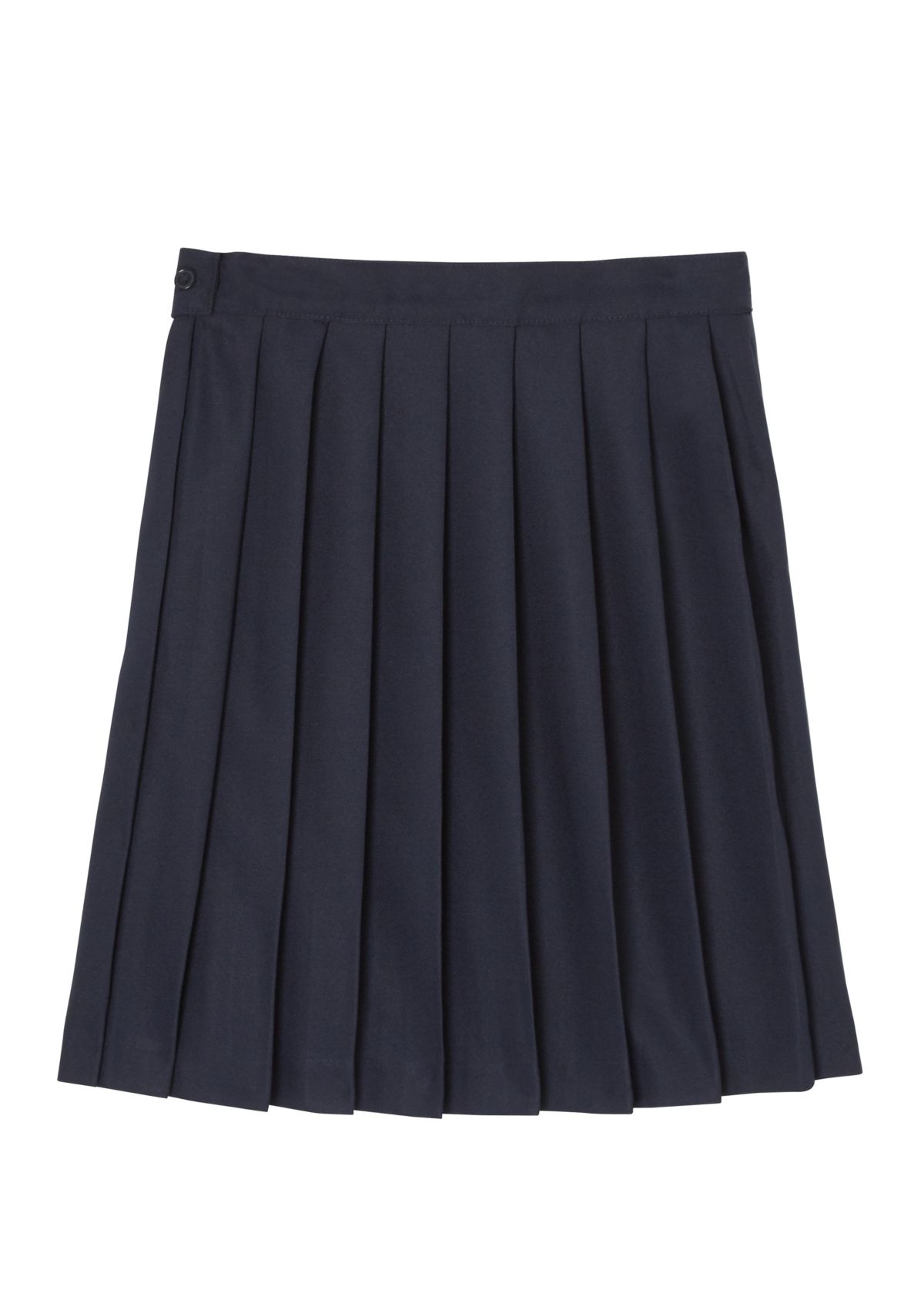 Girls 7-20 Adjustable Waist Mid Length Pleated Skirt