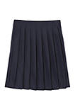 Girls 7-20 Adjustable Waist Mid Length Pleated Skirt