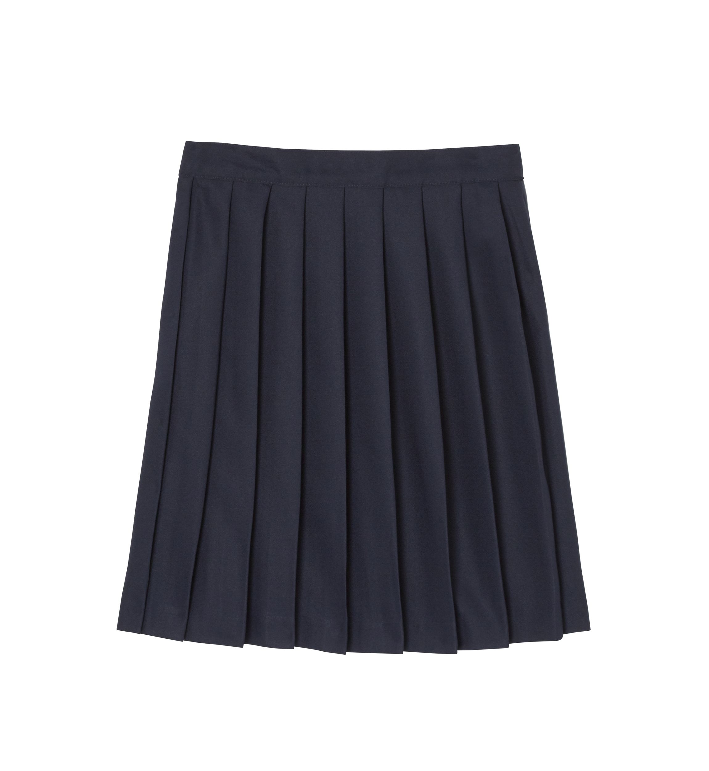 Girls 7-20 Adjustable Waist Mid Length Pleated Skirt