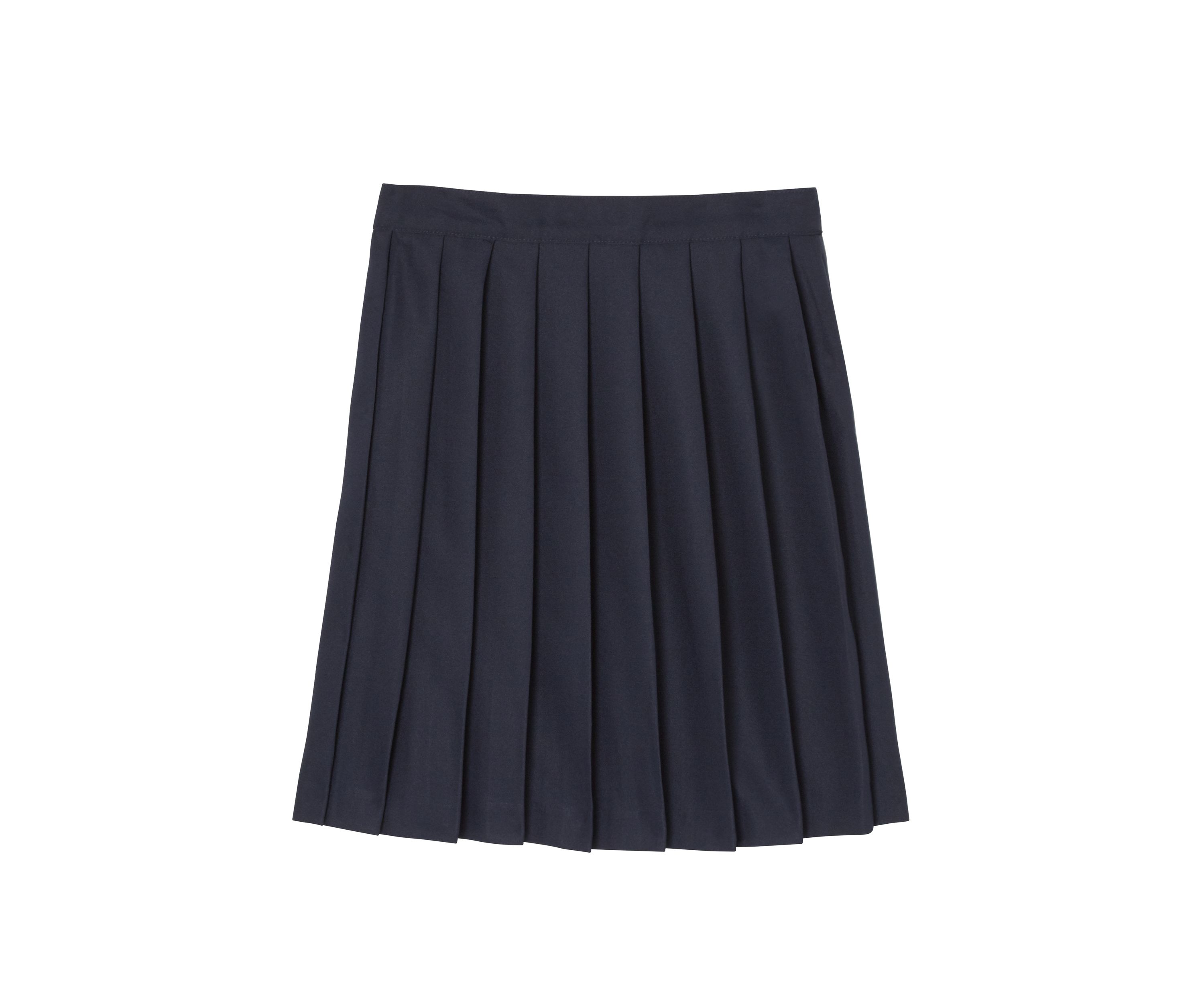 Girls 7-20 Adjustable Waist Mid Length Pleated Skirt