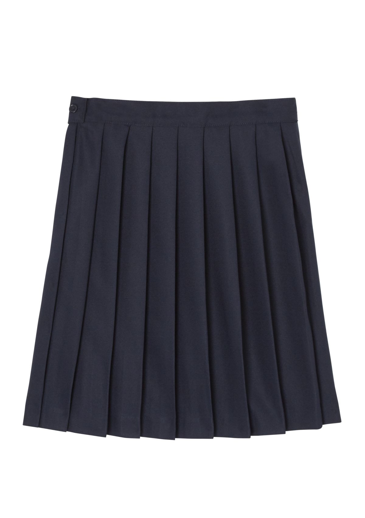 Girls 7-20 Adjustable Waist Mid Length Pleated Skirt
