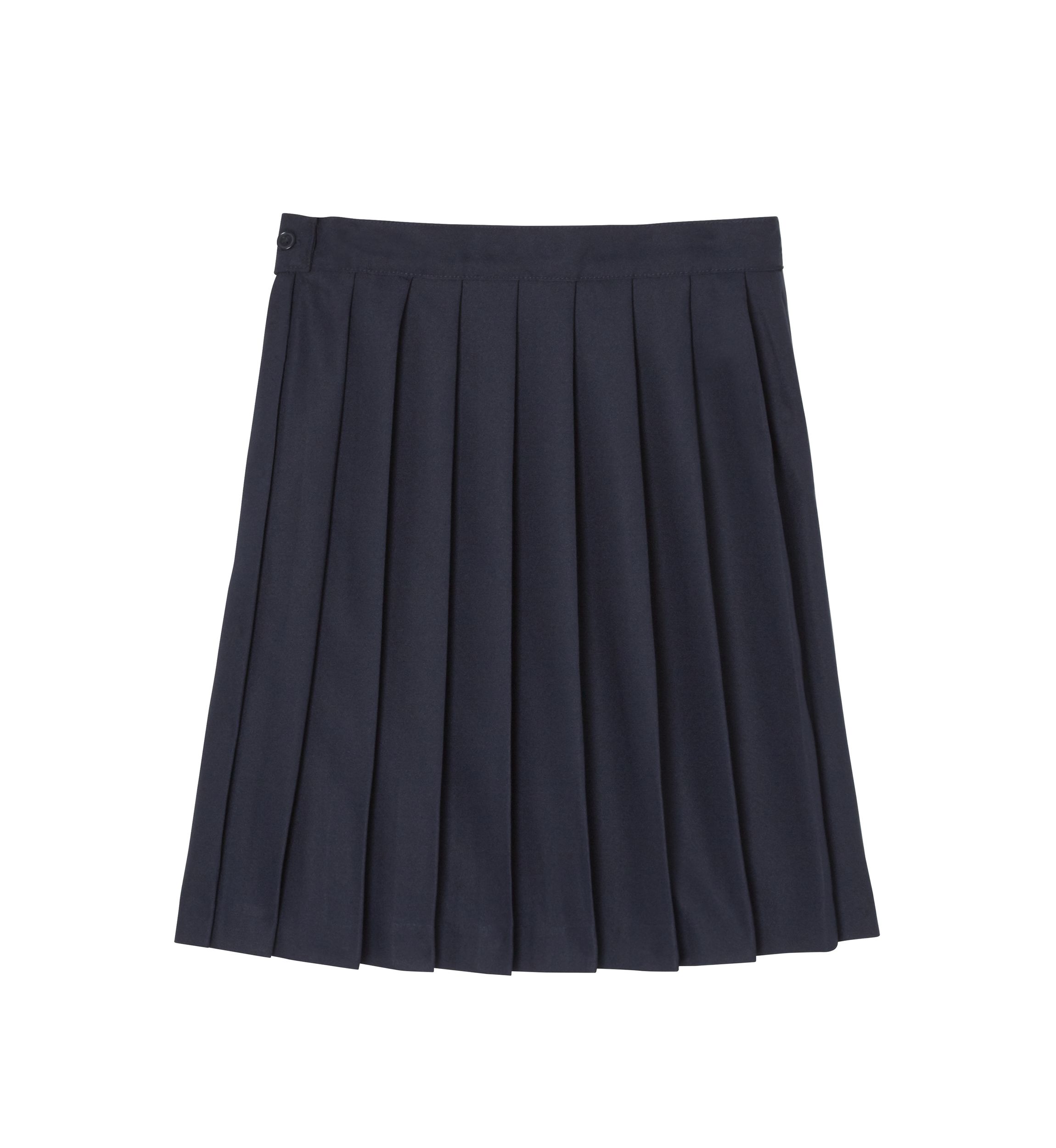 Girls 7-20 Adjustable Waist Mid Length Pleated Skirt