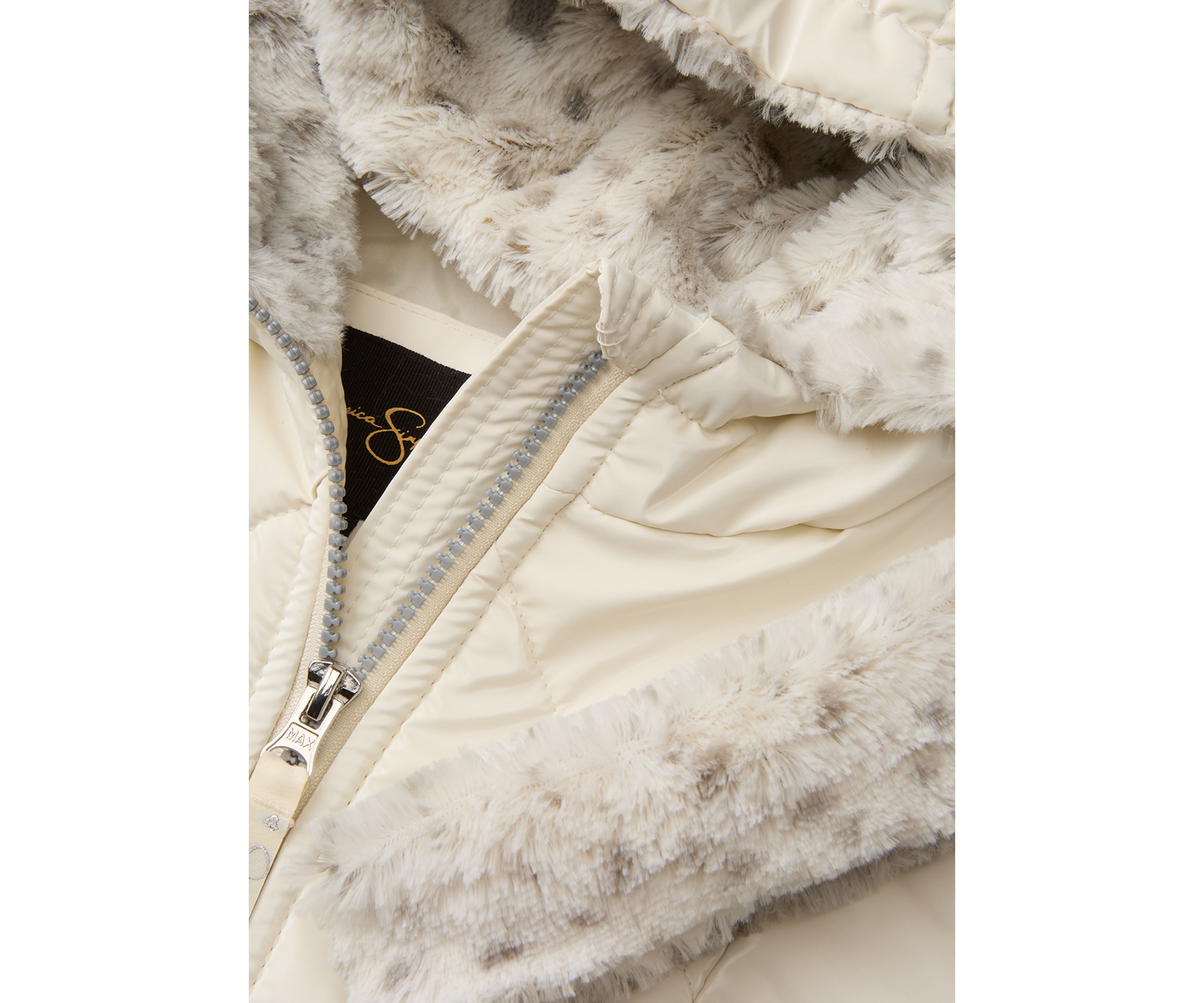 Girls 4-6x Metallic Puffer with Headband