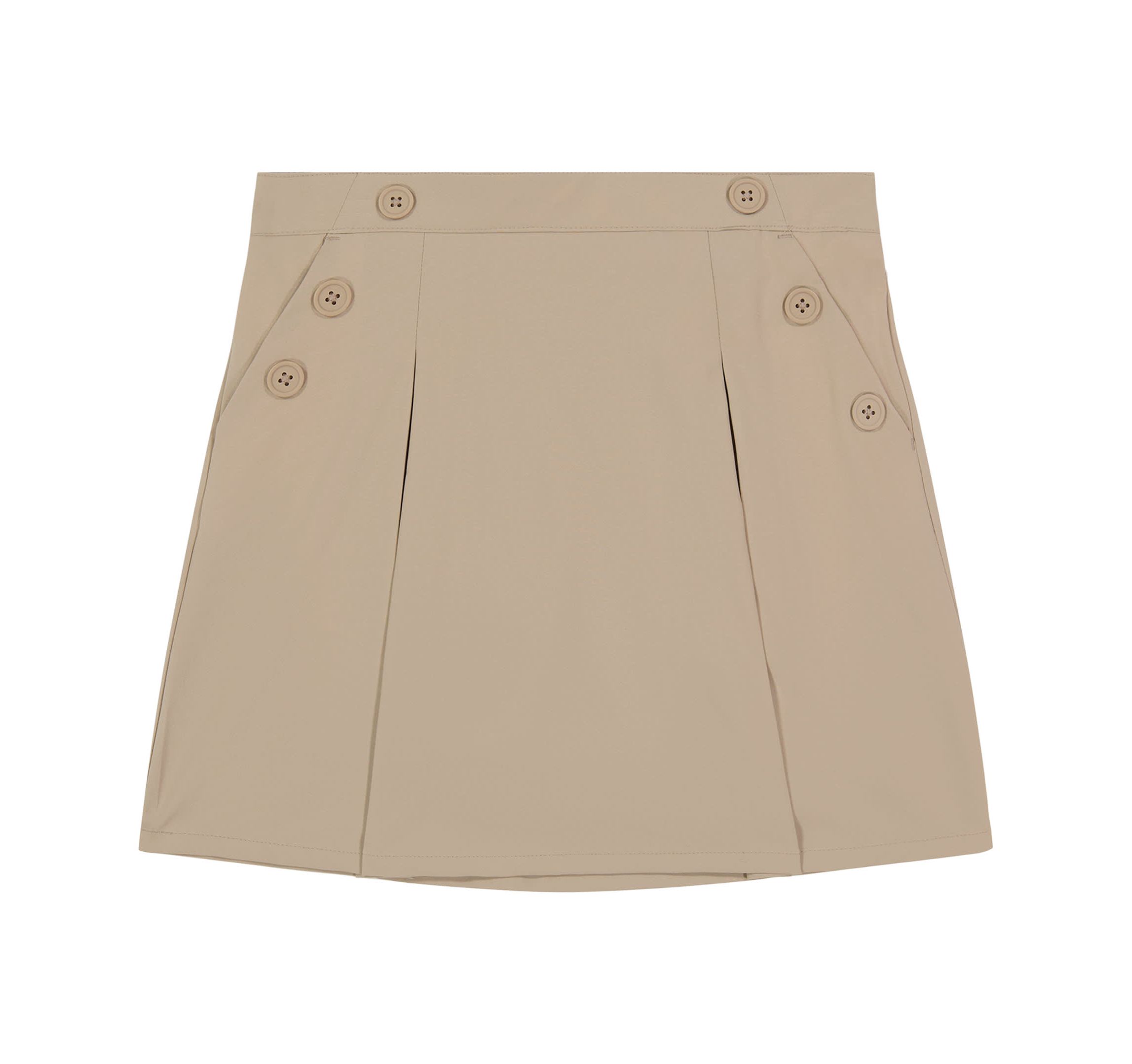 Girls 7-16 Stretch Scooter with Button Pockets