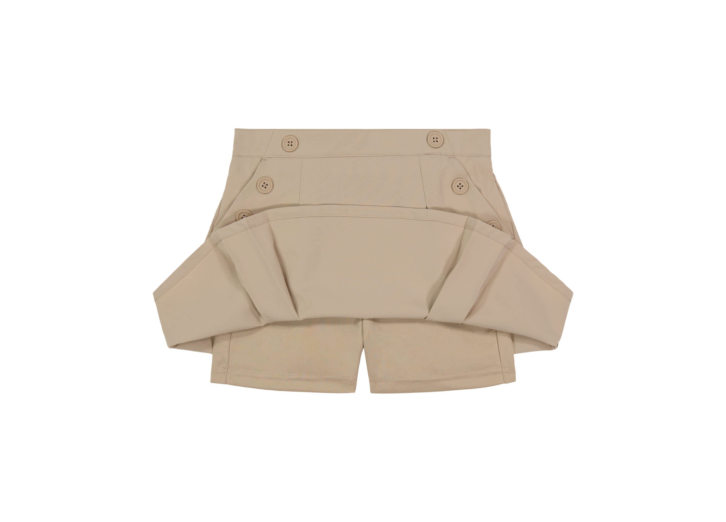 Girls 7-16 Stretch Scooter with Button Pockets