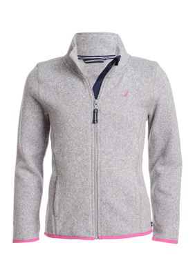 Nautica Girls 4-6X Sweater Fleece Jacket