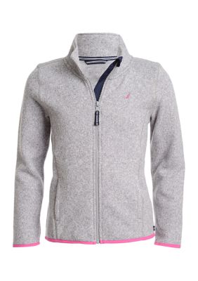 Nautica Girls 7-16 Sweater Fleece Jacket