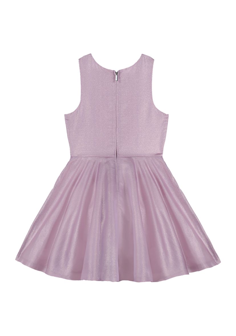 Girls 7-16 Lavender Speckle Dress