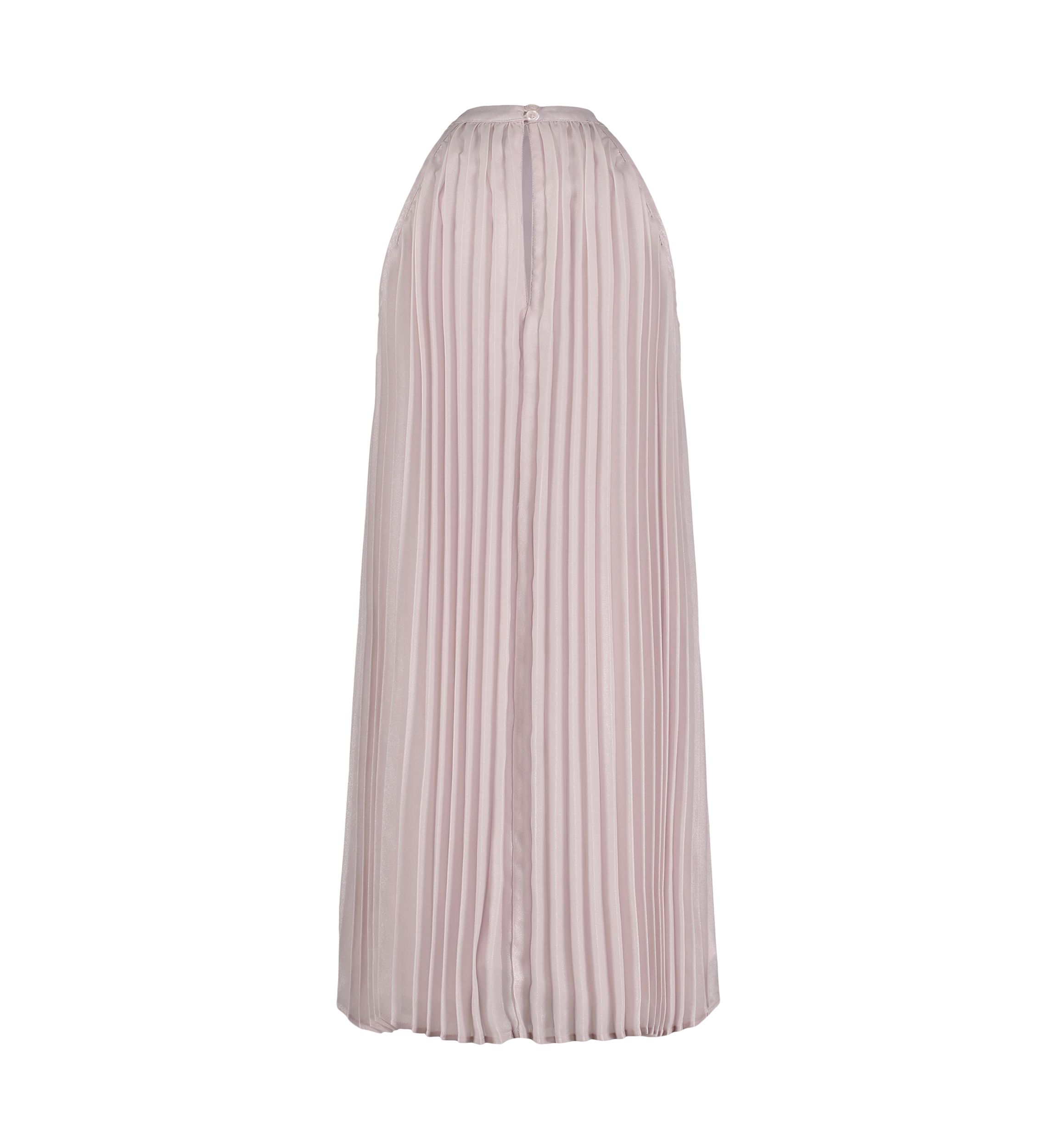 Girls 7-16 Pleated Metallic High-Neck Swing Dress