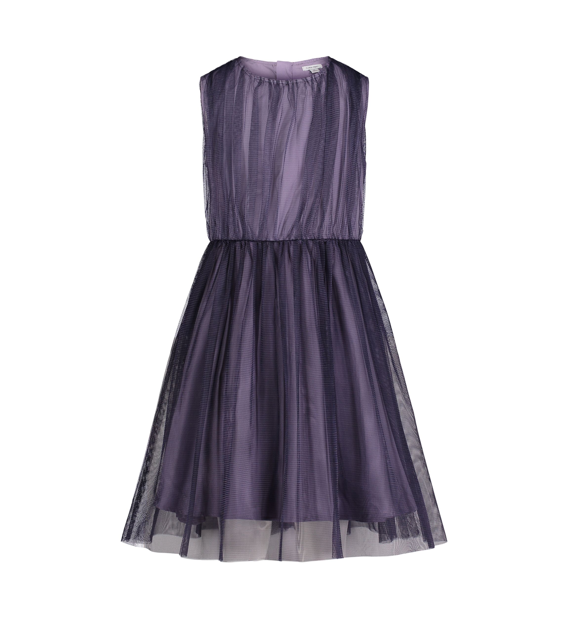 Girls 7-16 Printed Tulle Modern Sleeveless Tutu Dress