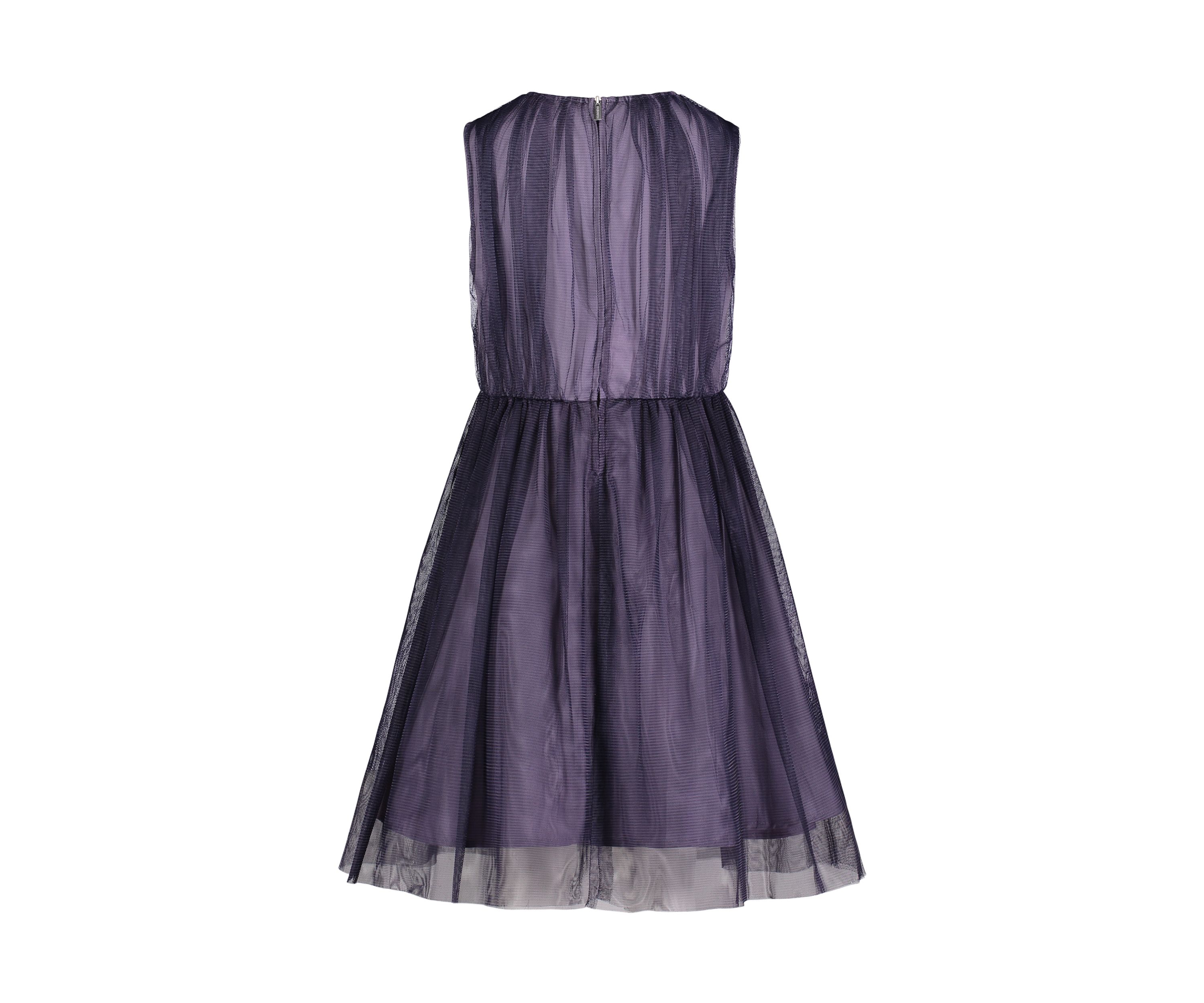 Girls 7-16 Printed Tulle Modern Sleeveless Tutu Dress
