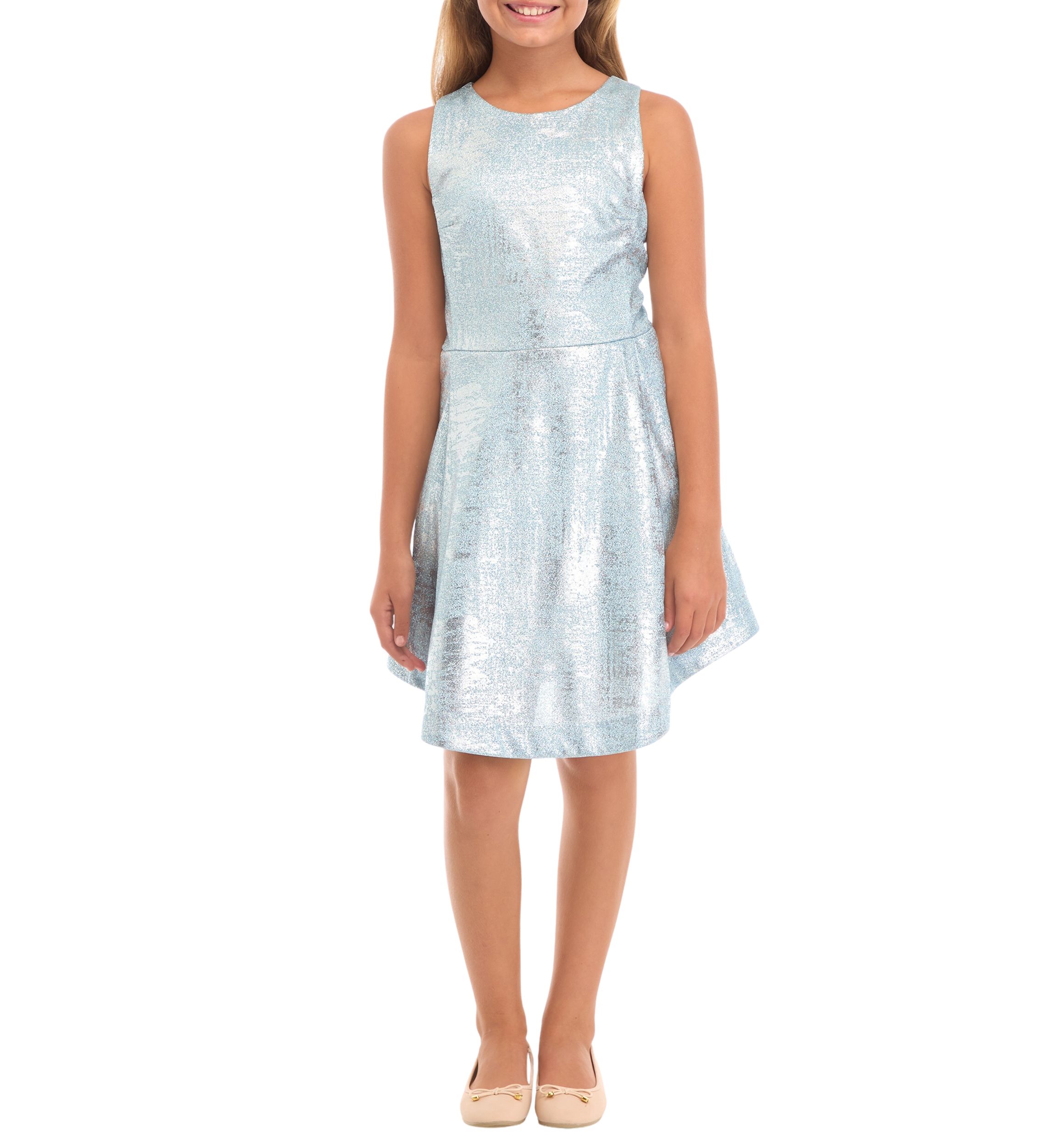 Girls 7-16 Squared Off Dress