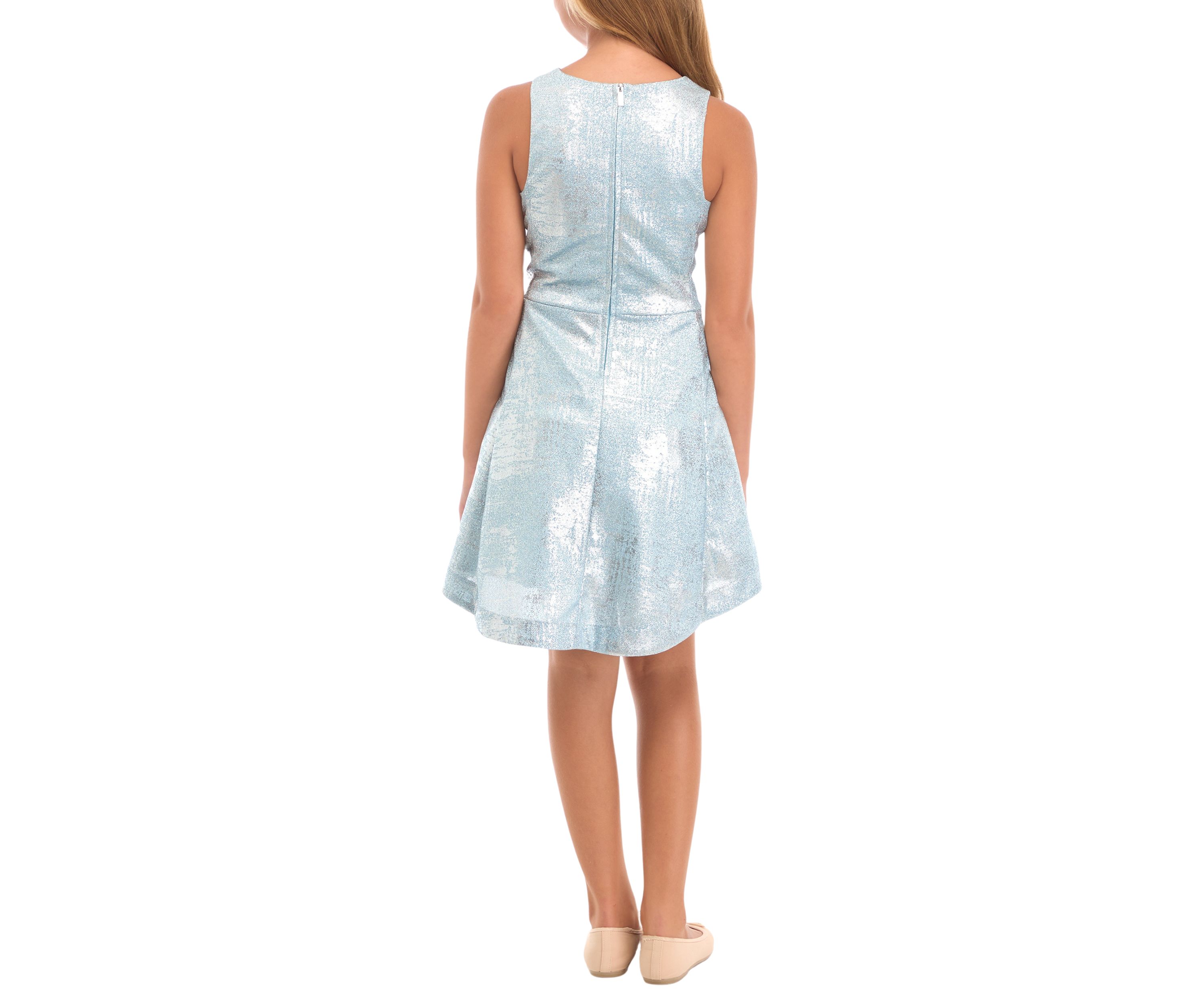 Girls 7-16 Squared Off Dress