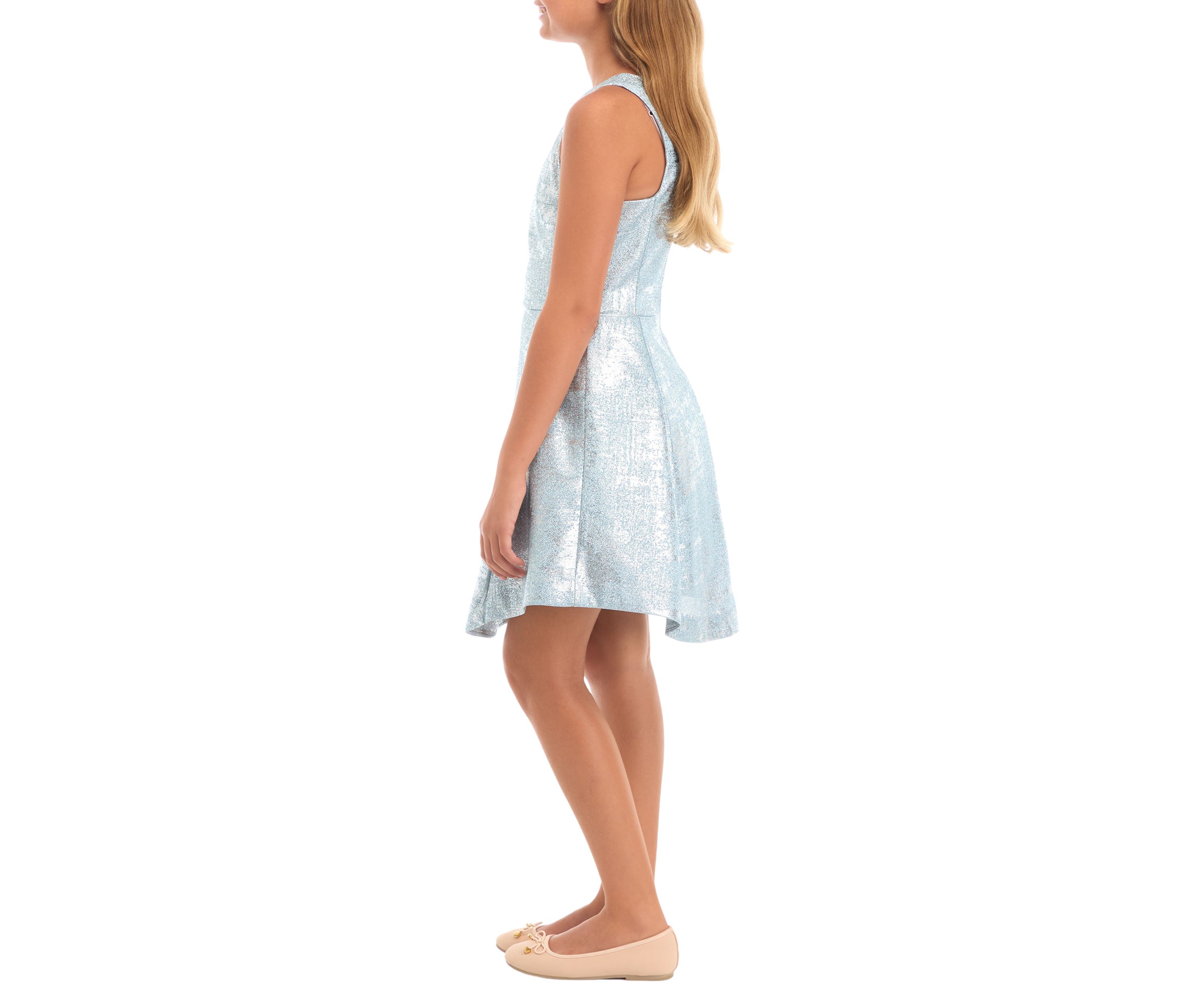 Girls 7-16 Squared Off Dress