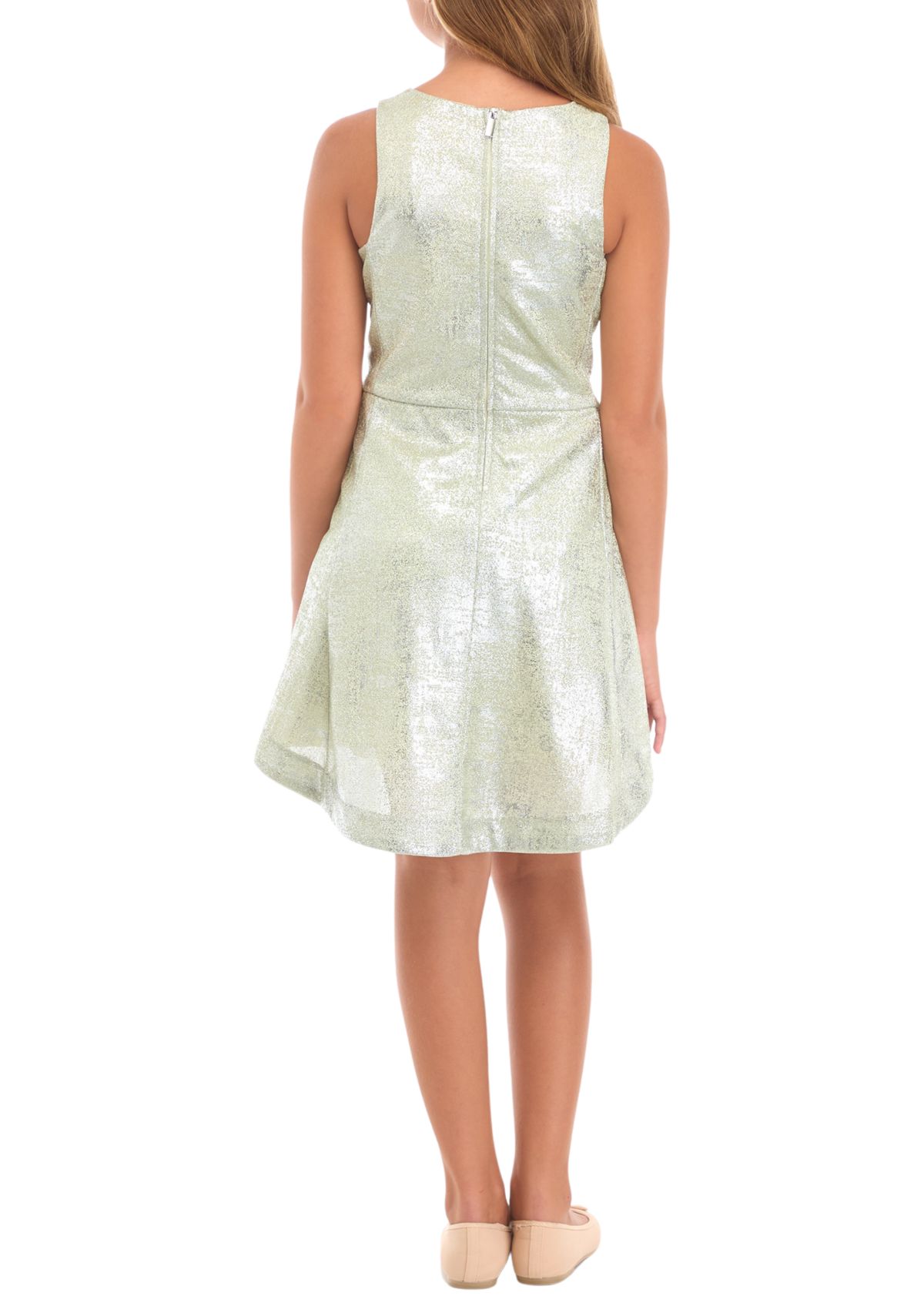 Girls 7-16 Squared Off Dress