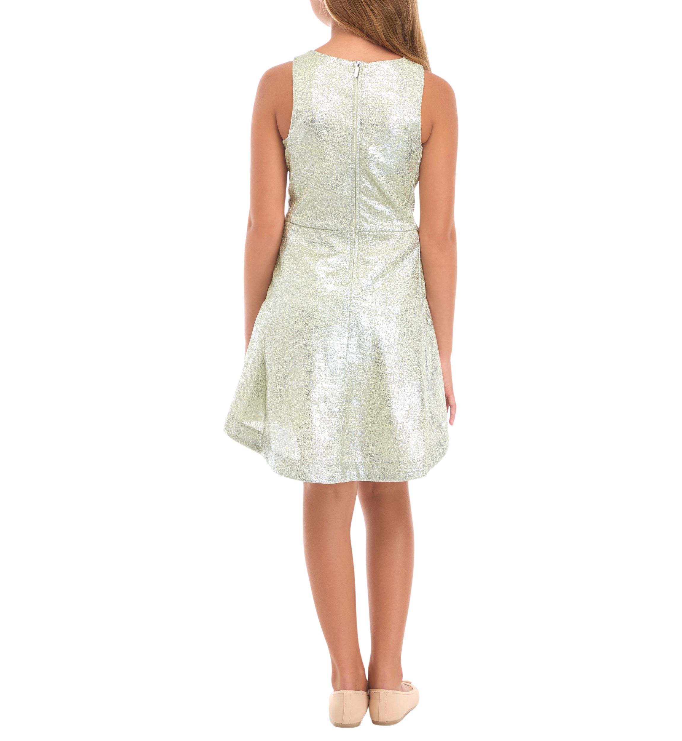 Girls 7-16 Squared Off Dress