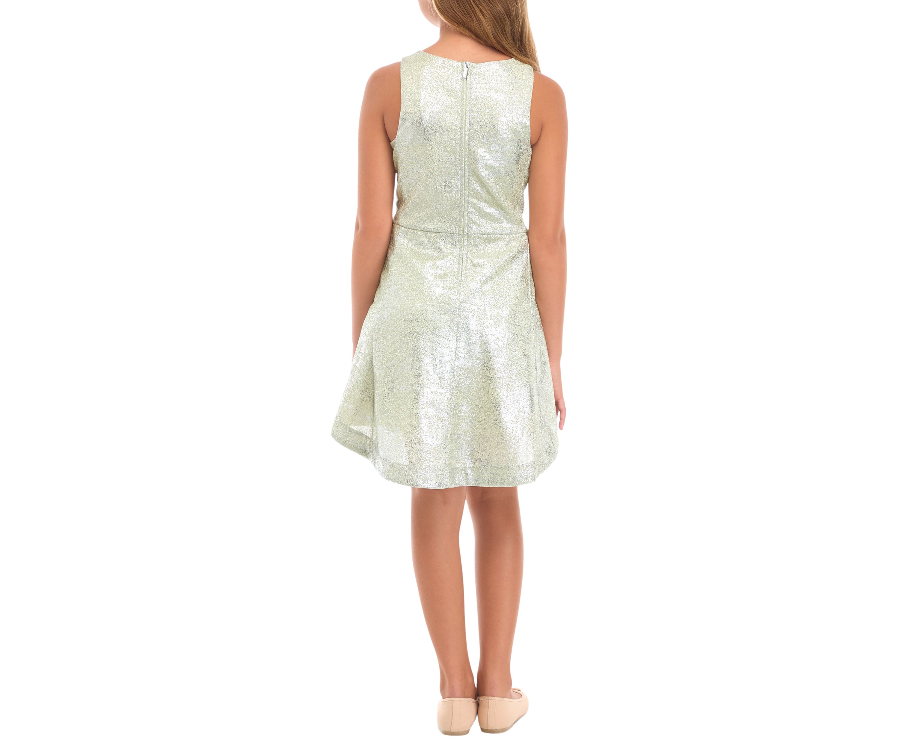 Girls 7-16 Squared Off Dress