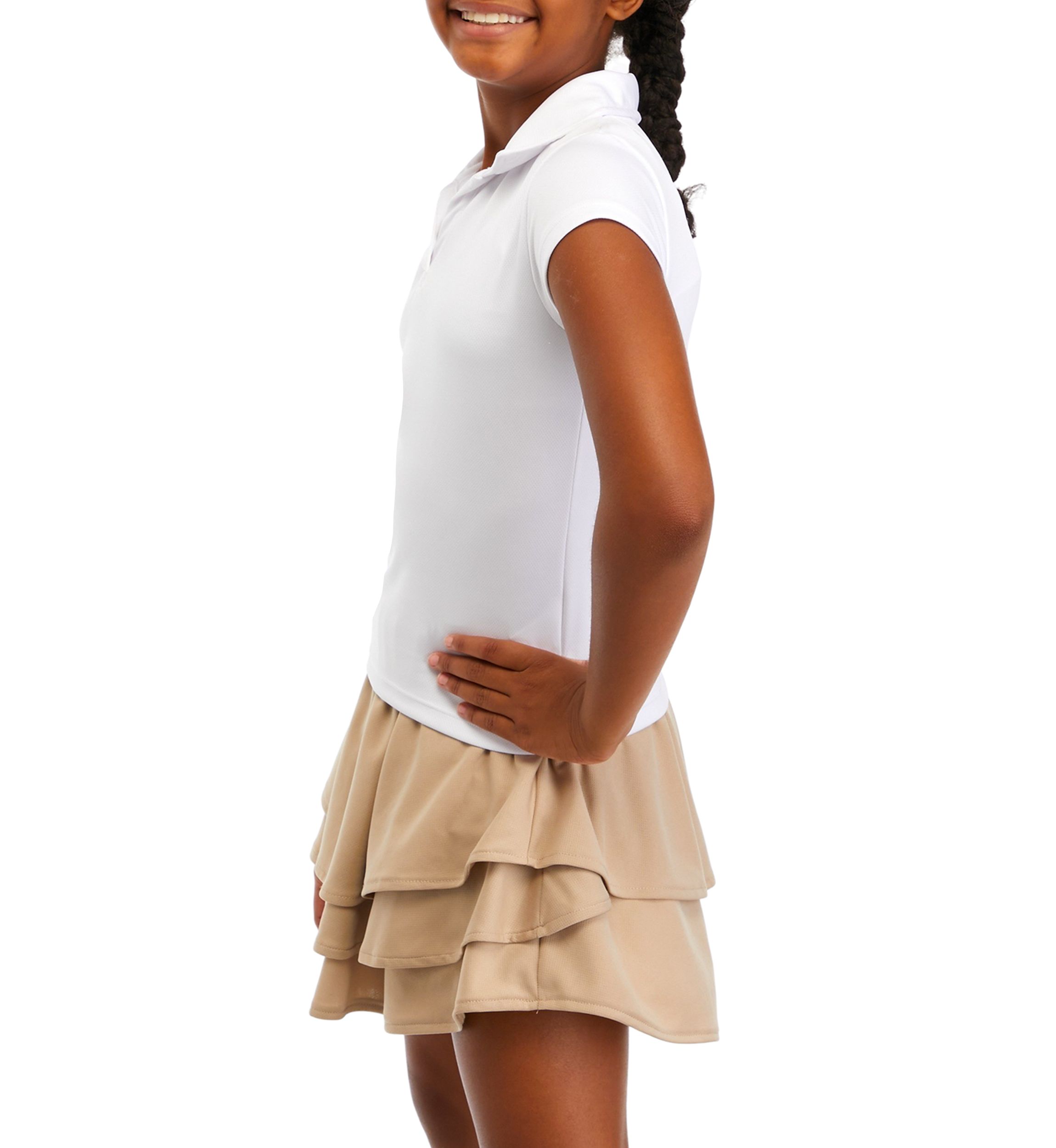 Girls 7-16 Short Sleeve Performance Polo