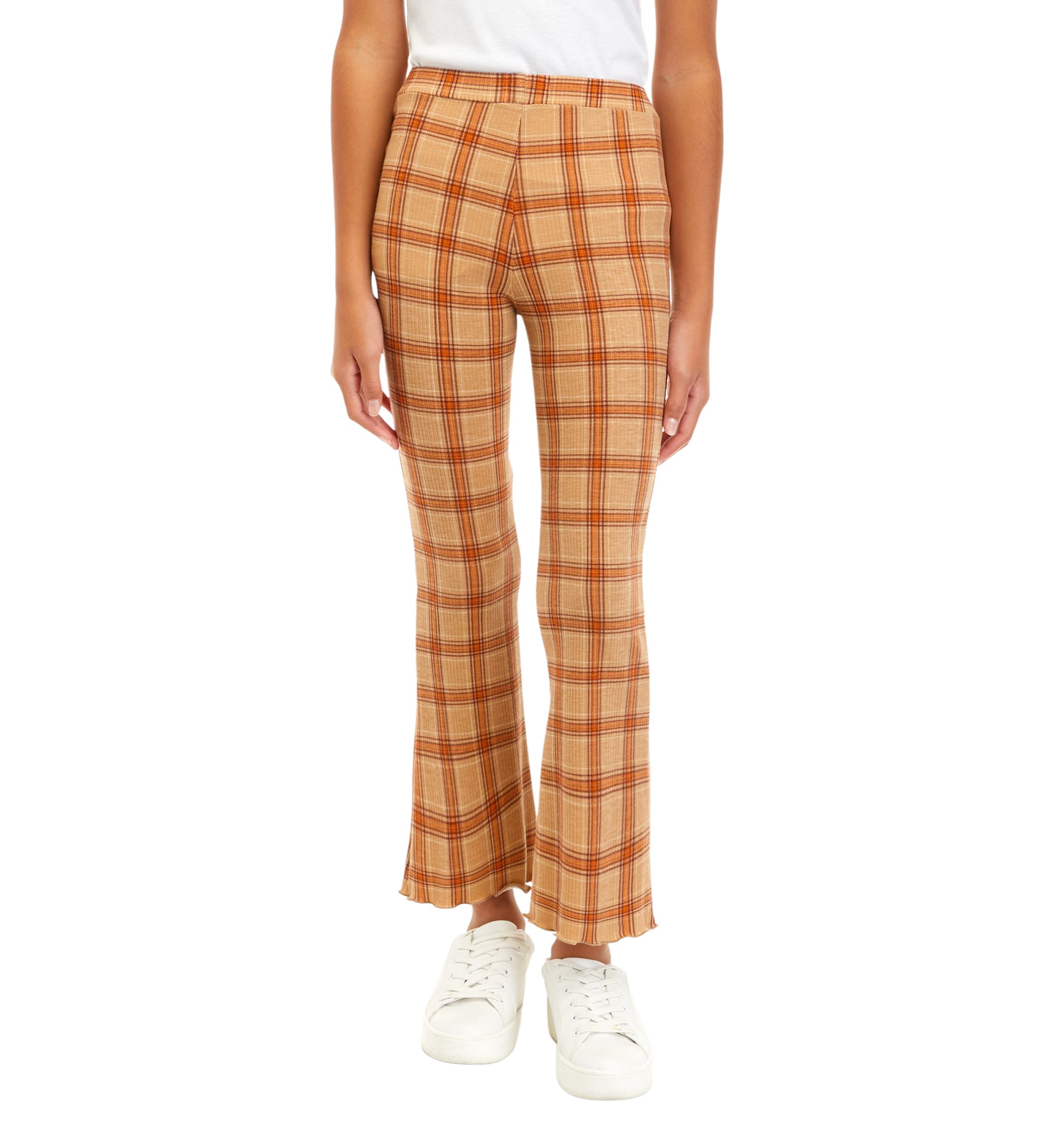 Girls 7-16 Pull On Knit Flare Pants
