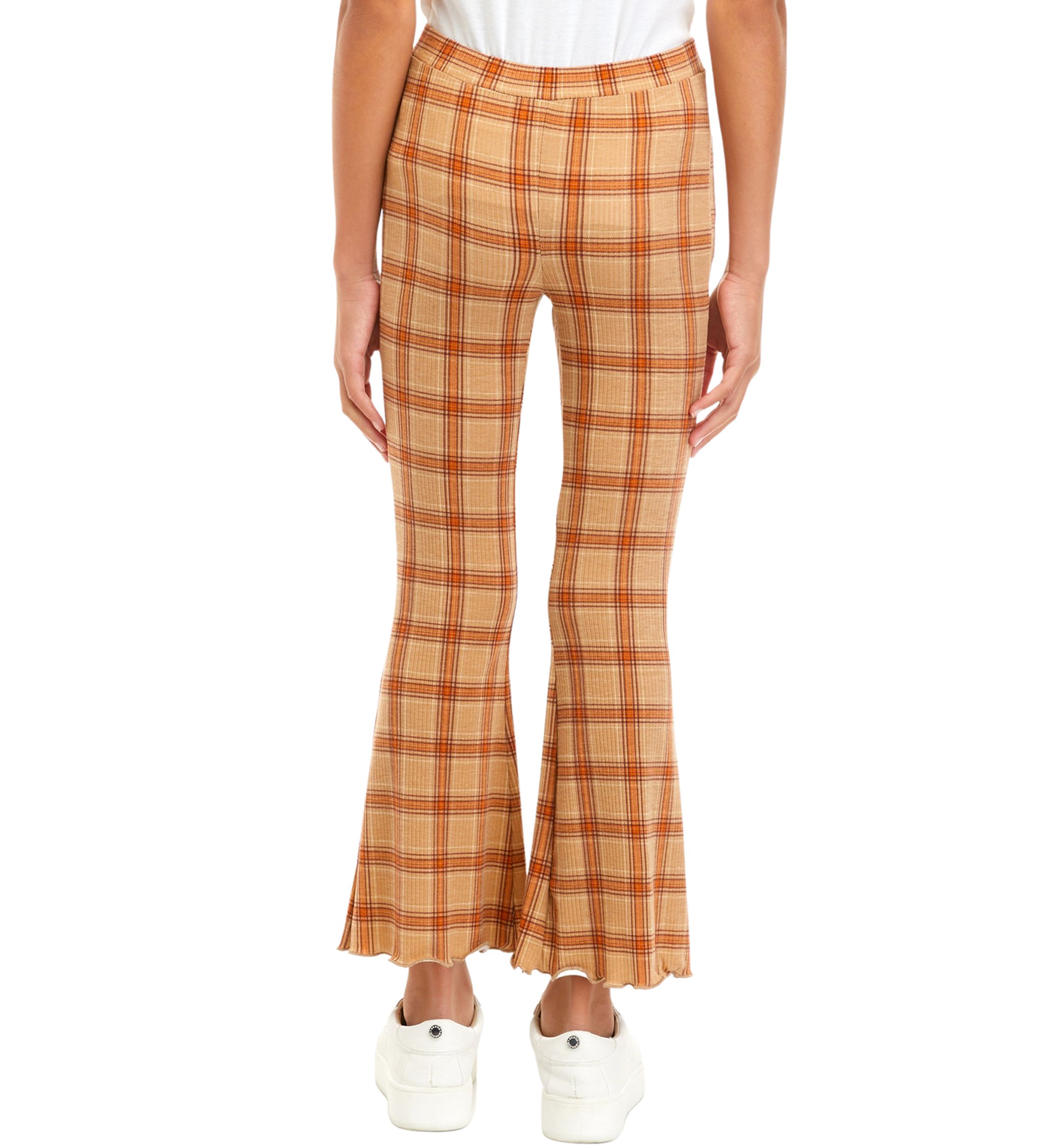 Girls 7-16 Pull On Knit Flare Pants