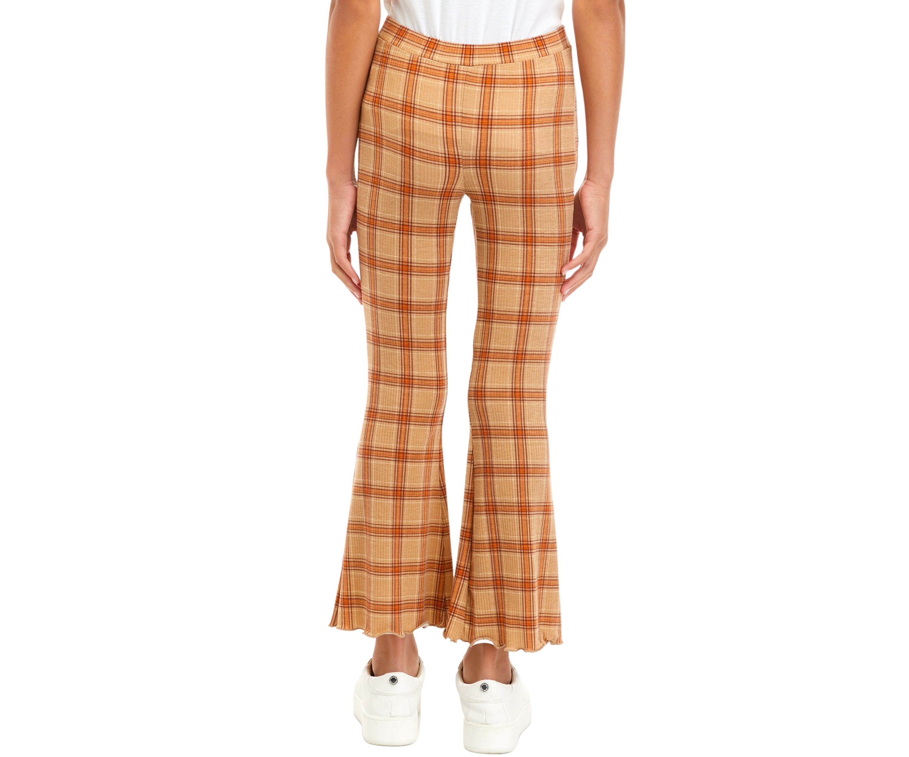 Girls 7-16 Pull On Knit Flare Pants