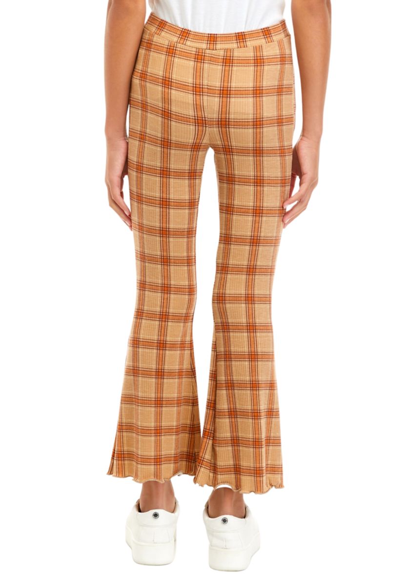 Girls 7-16 Pull On Knit Flare Pants