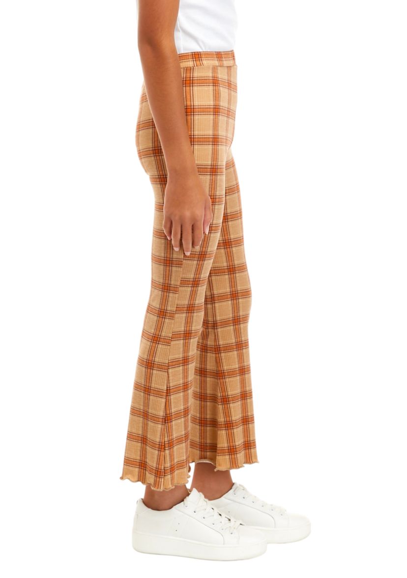 Girls 7-16 Pull On Knit Flare Pants