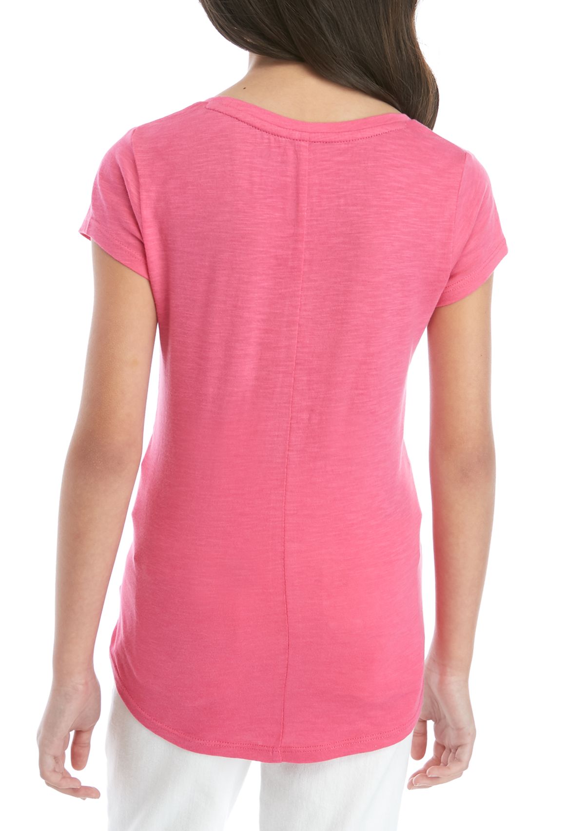 Girls 7-16 Short Sleeve Printed Graphic Tee