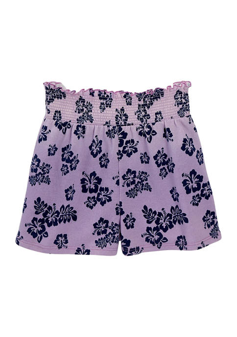 Girls 7-16 Printed Soft Shorts