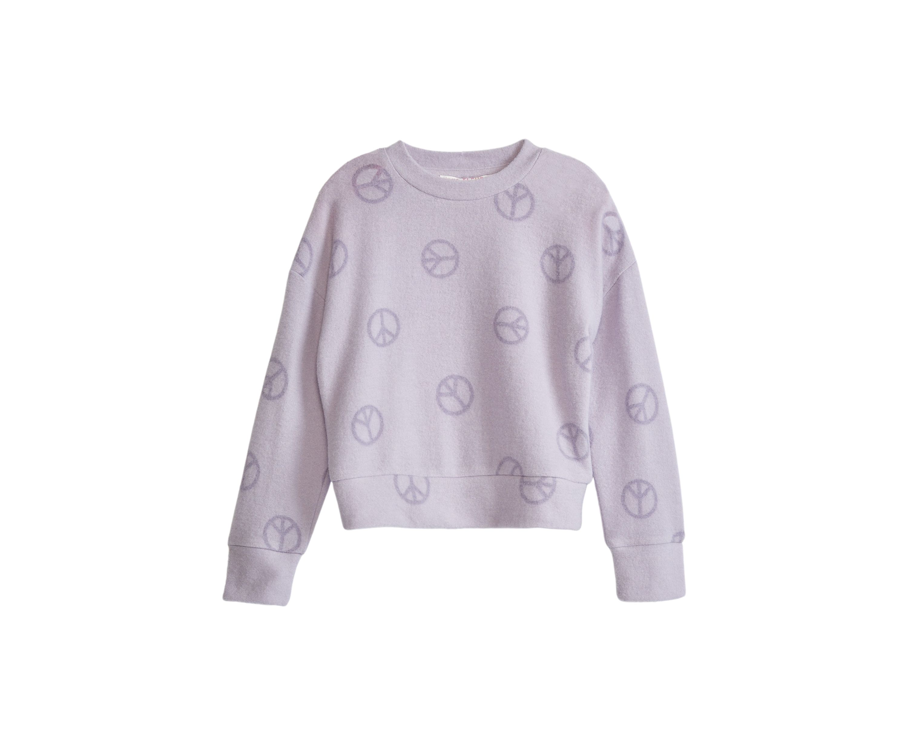 Girls 4-6x Printed Hacci Top