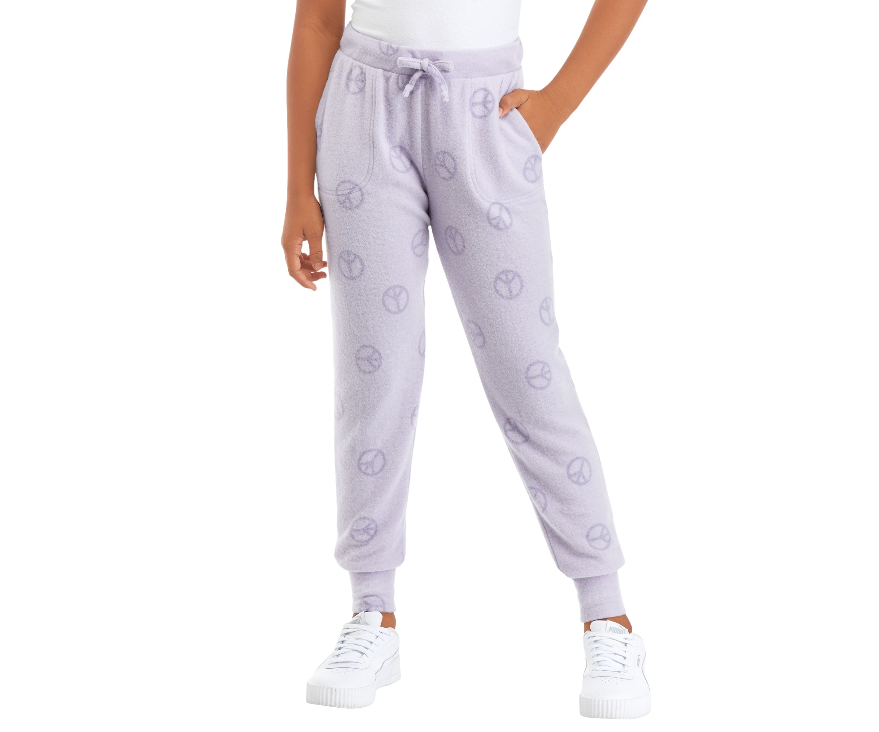 Girls 7-16 Printed Jogger Pants