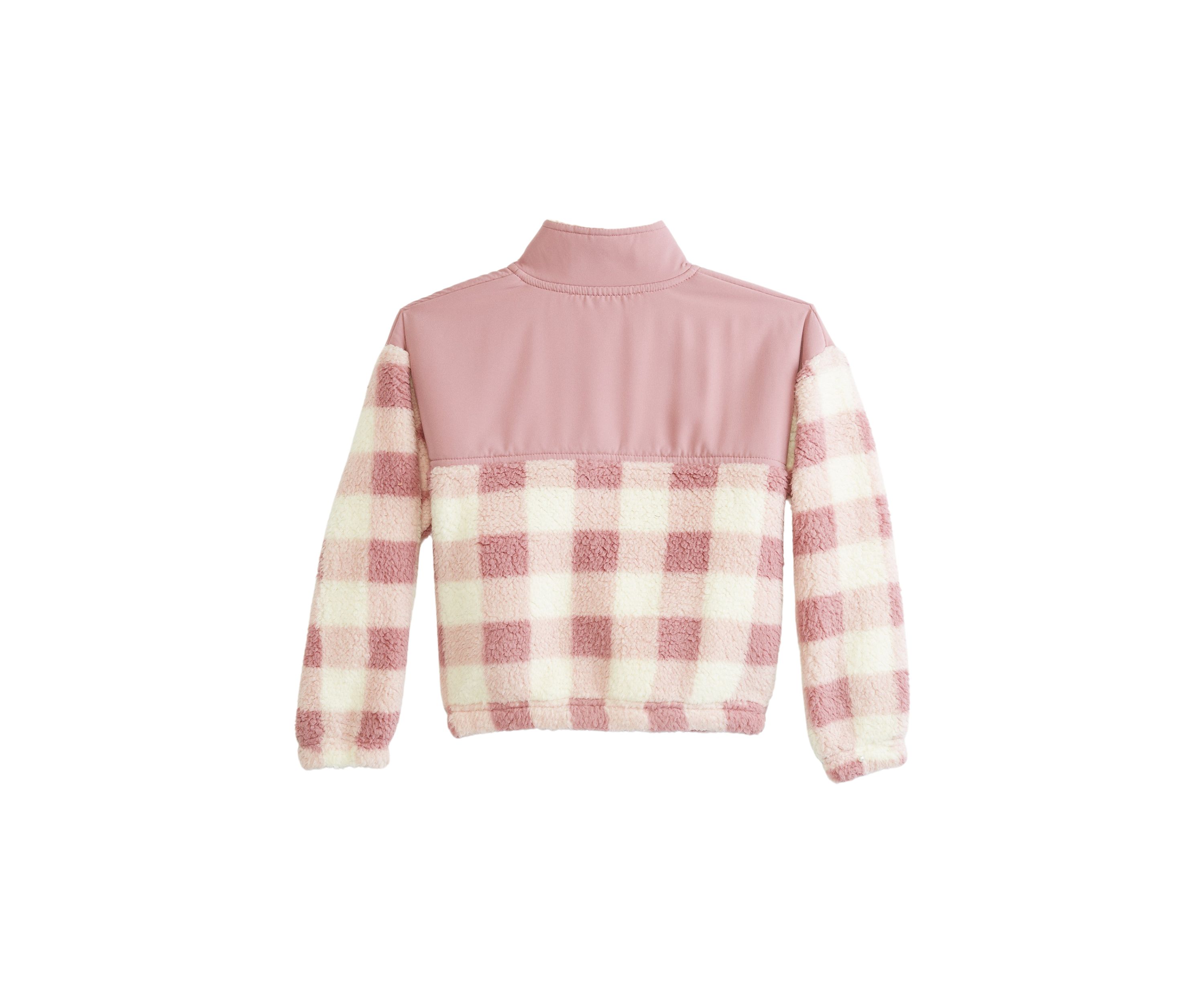 Girls 4-6x Long Sleeve Fleece Fashion Basic Sweatshirt