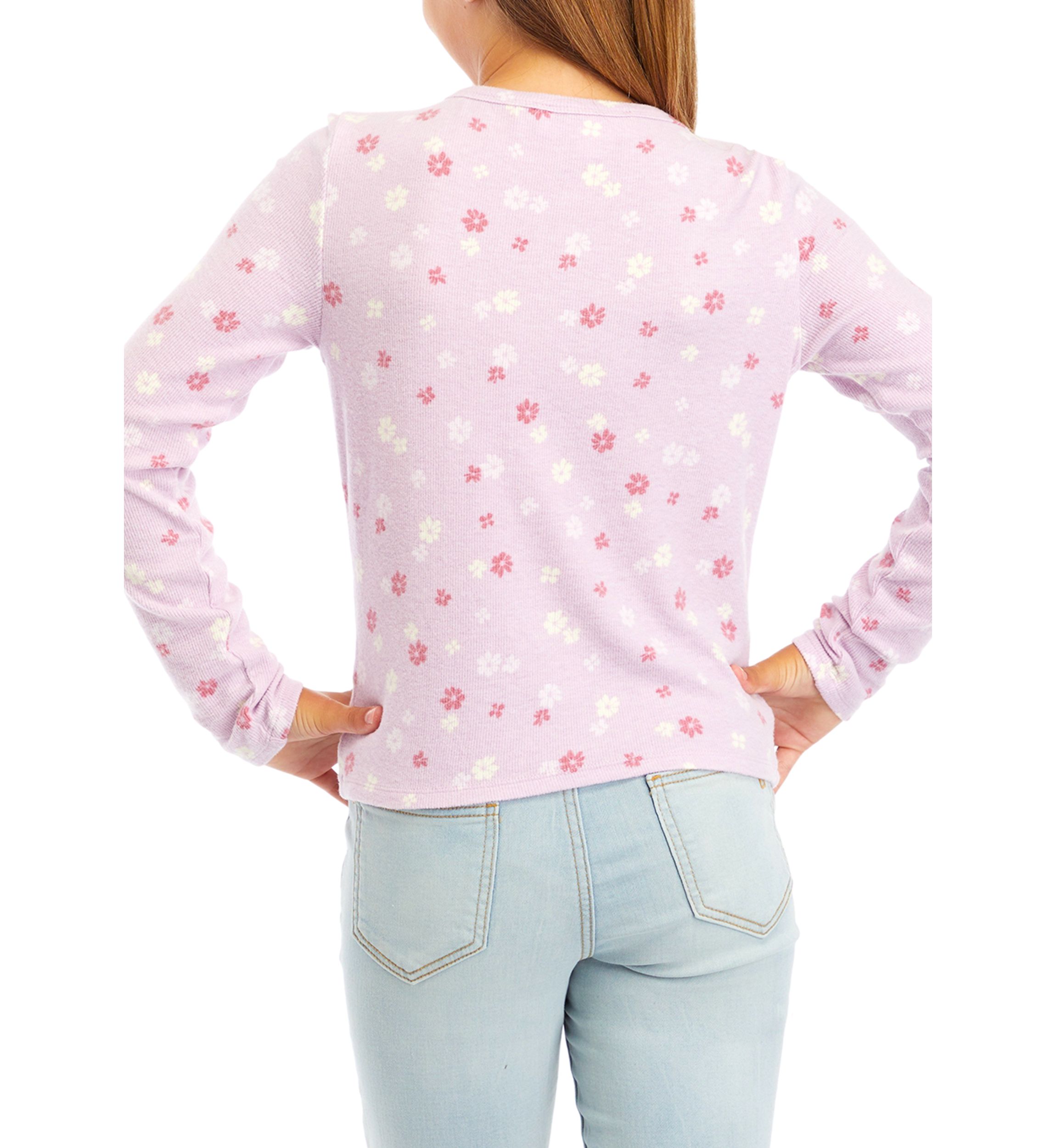 Girls 7-16 Scoop Neck Basic T-Shirt
